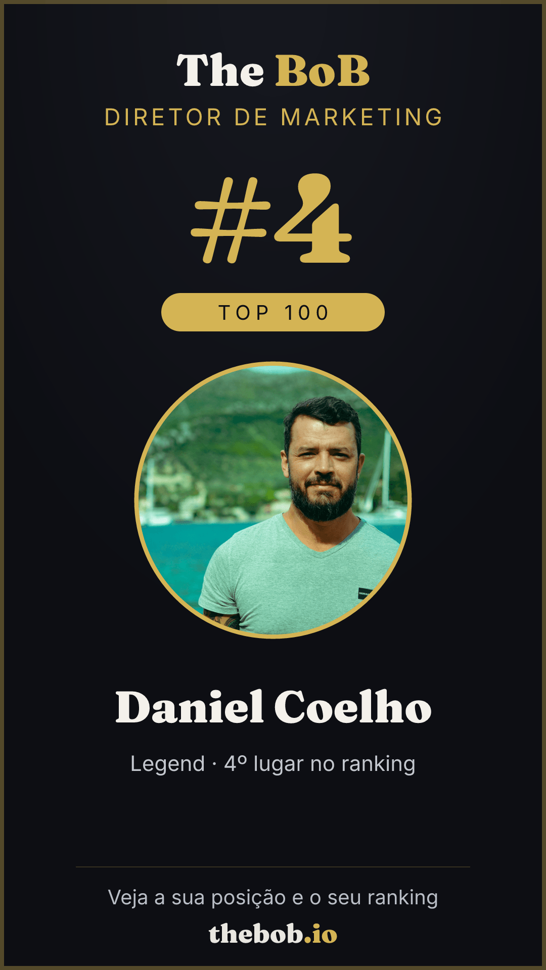 Selo The BoB · Daniel Coelho
