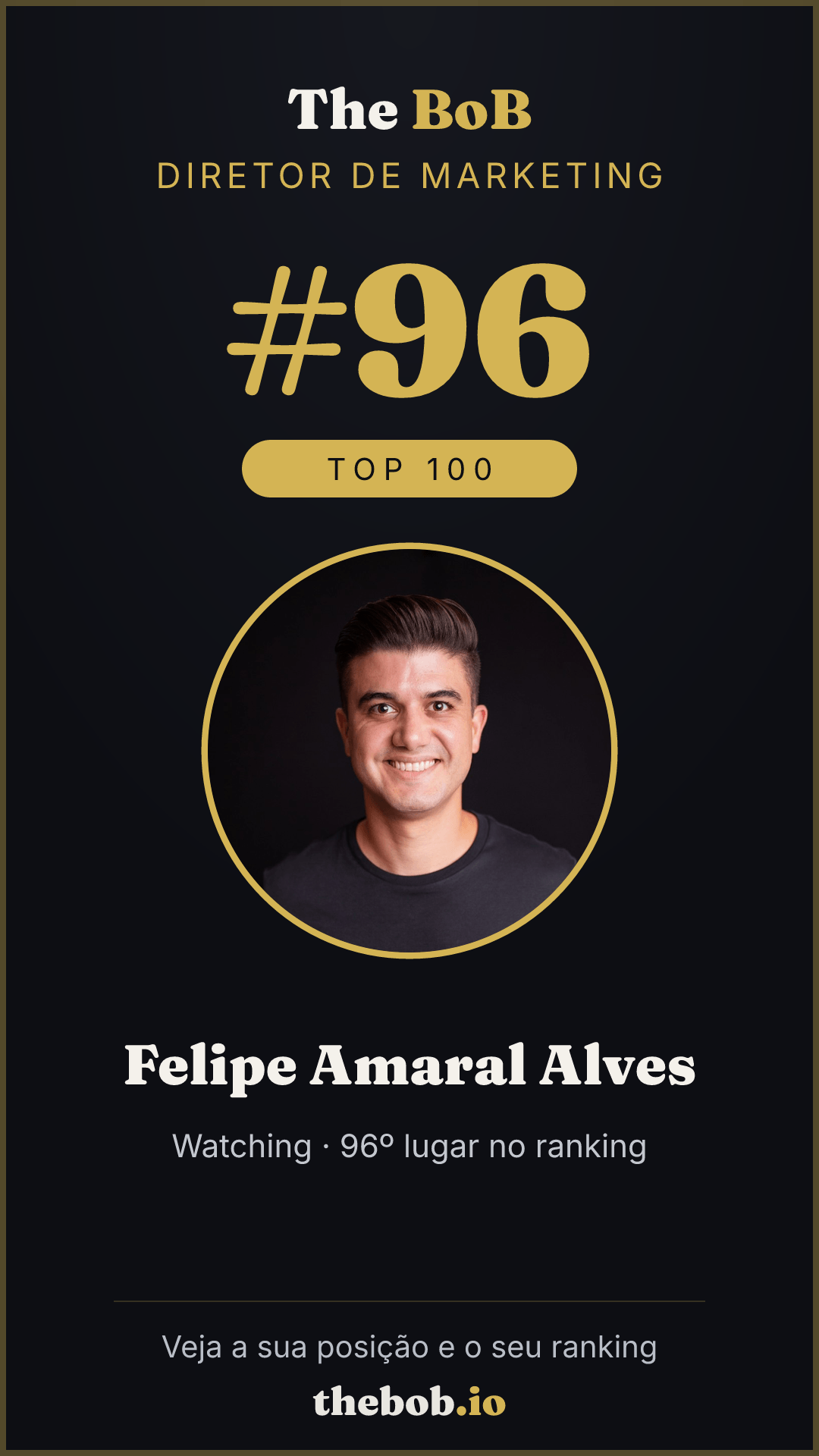 Selo The BoB · Felipe Amaral Alves