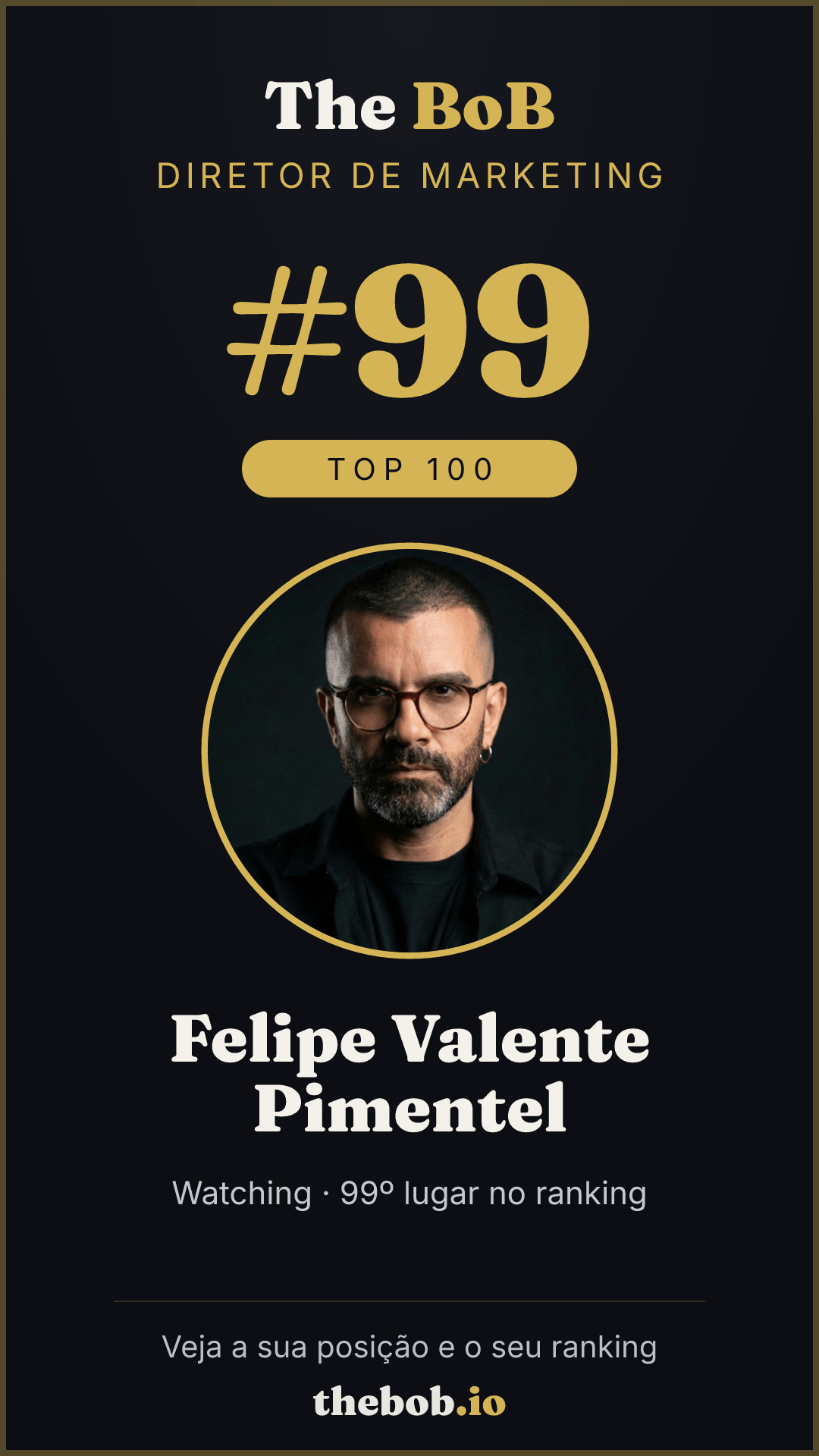 Selo The BoB · Felipe Valente Pimentel