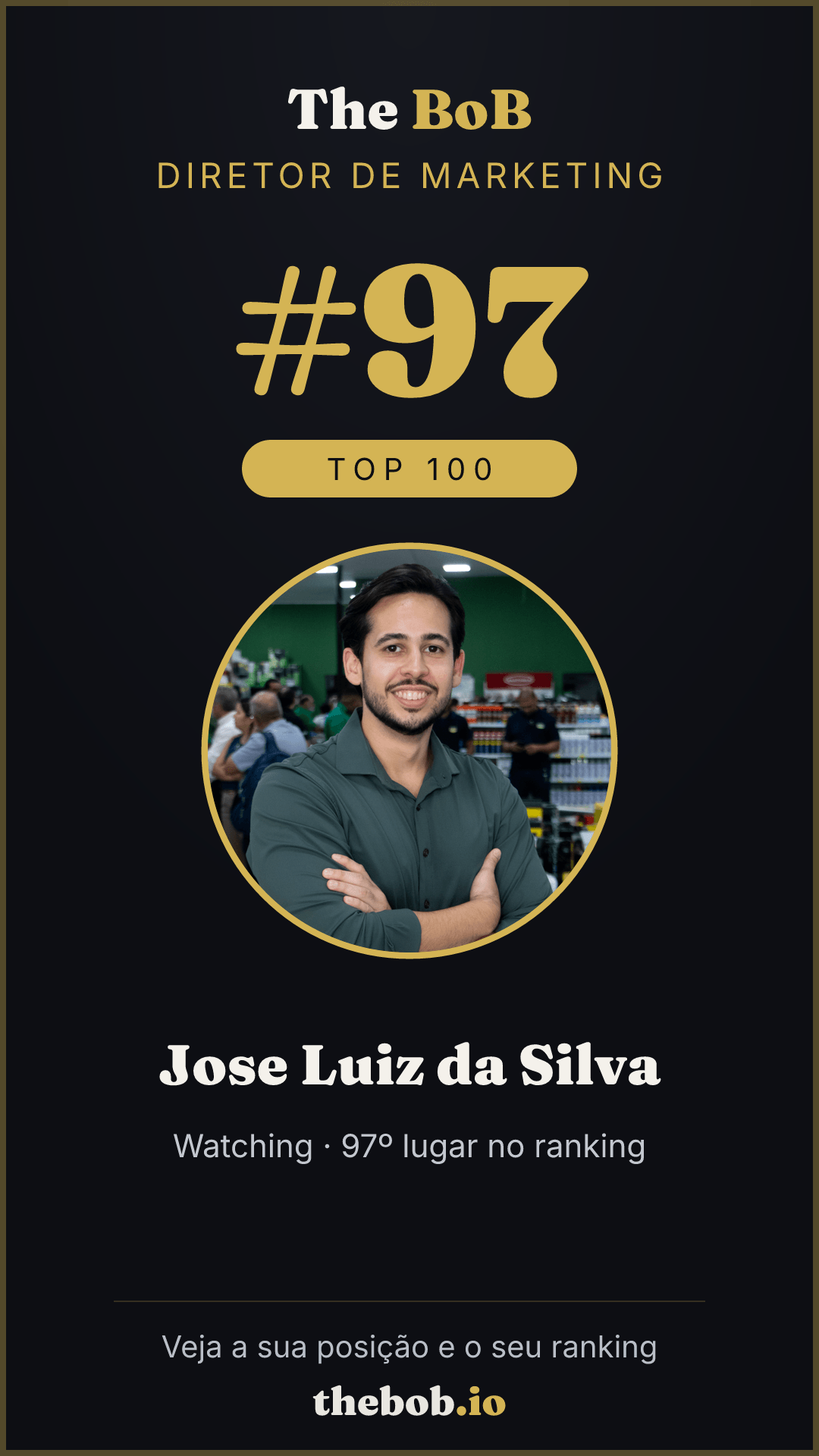 Selo The BoB · Jose Luiz da Silva