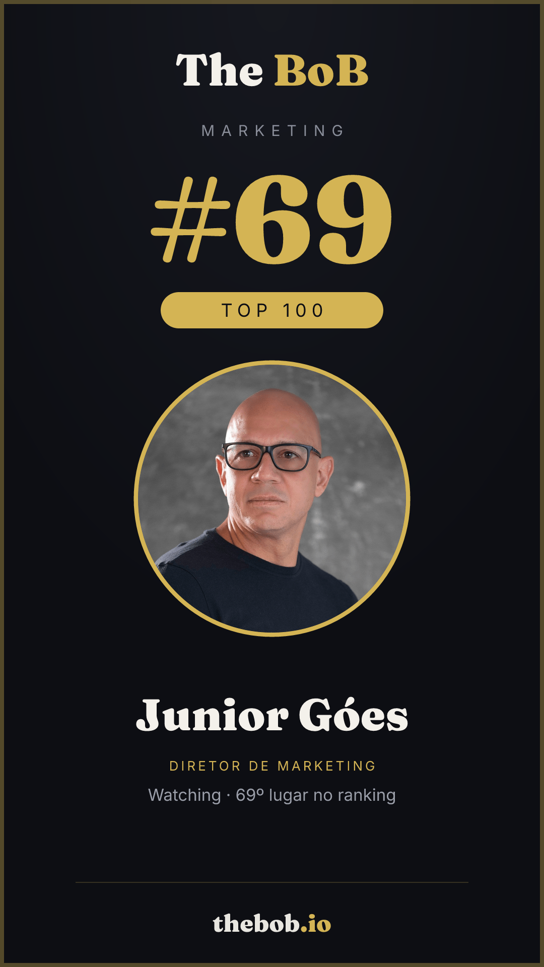 Selo The BoB · Junior Góes