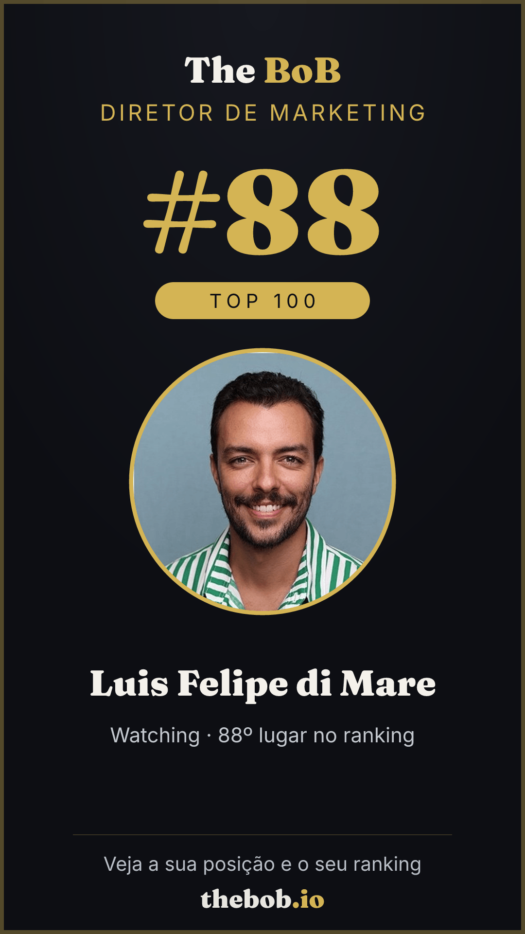 Selo The BoB · Luis Felipe di Mare