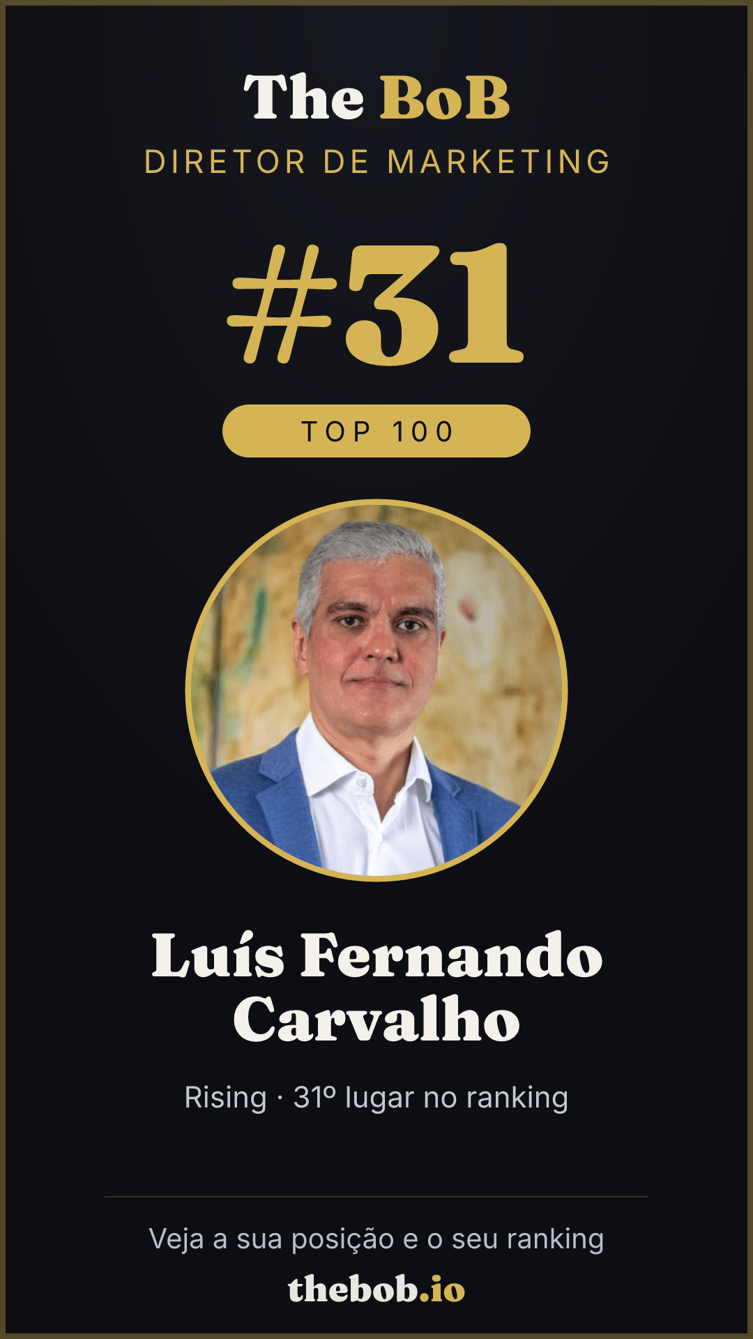 Selo The BoB · Luís Fernando Carvalho
