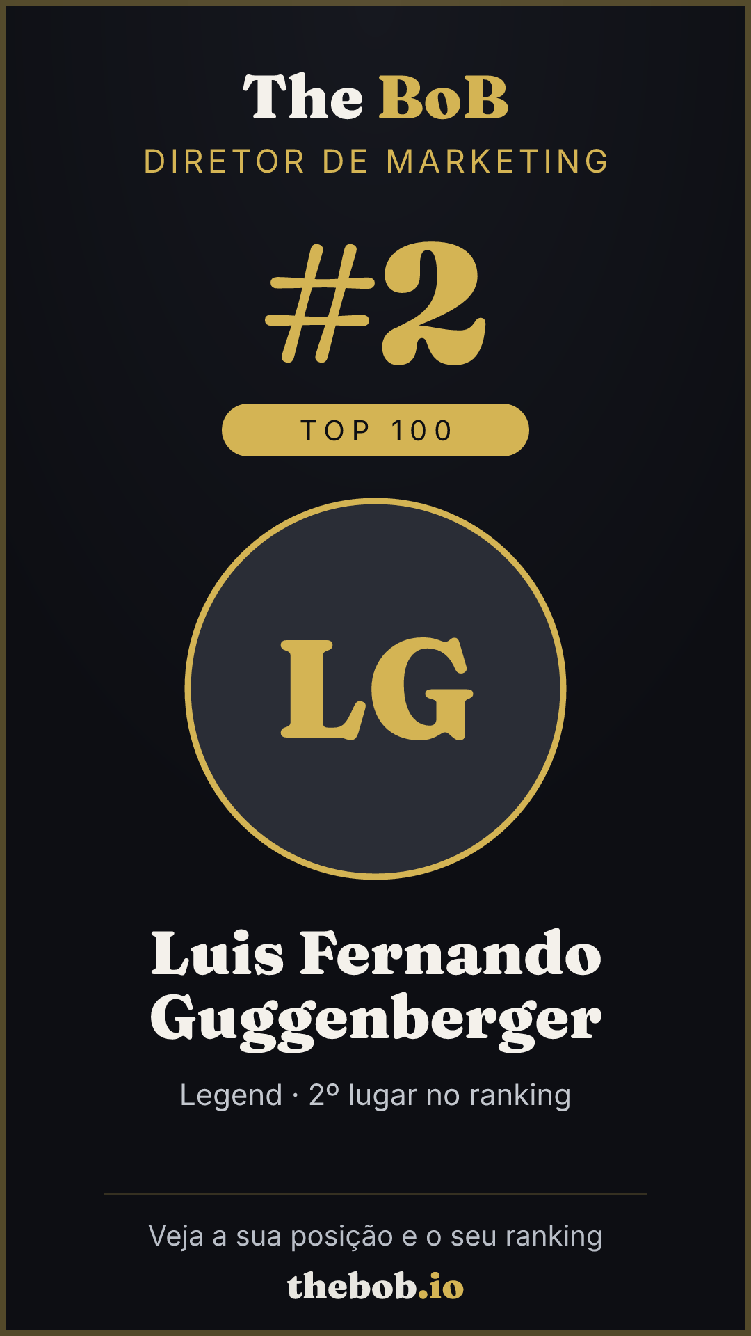 Selo The BoB · Luis Fernando Guggenberger