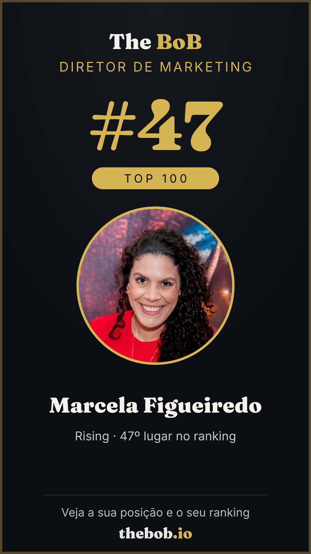 Selo The BoB · Marcela Figueiredo