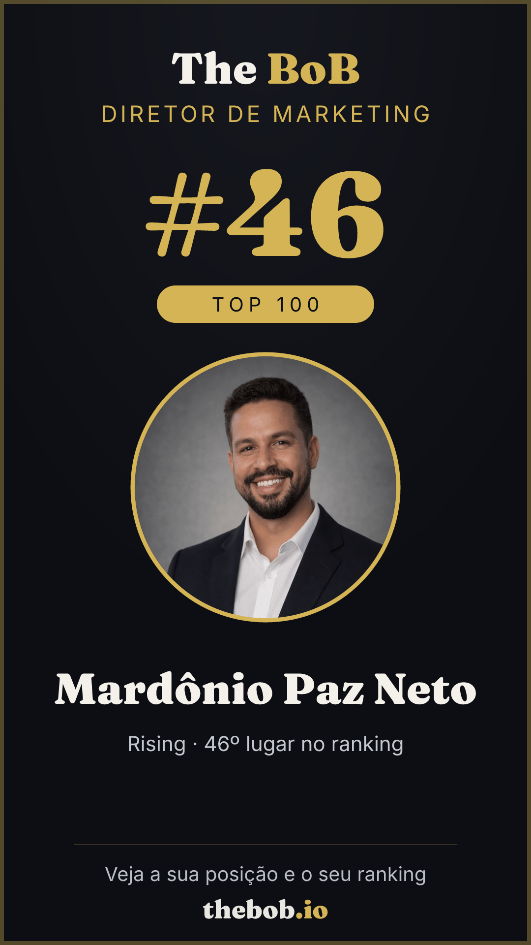 Selo The BoB · Mardônio Paz Neto