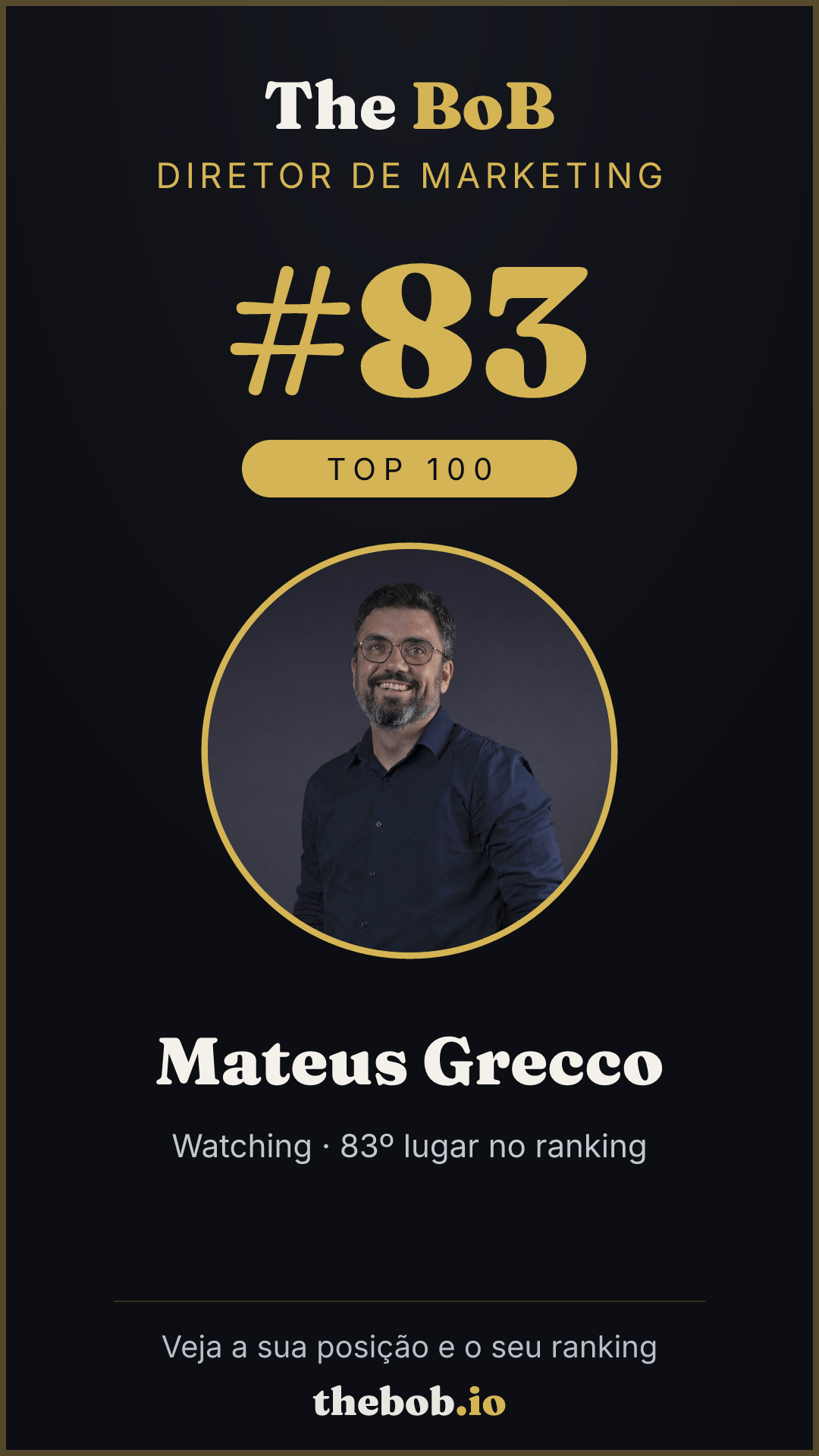 Selo The BoB · Mateus Grecco