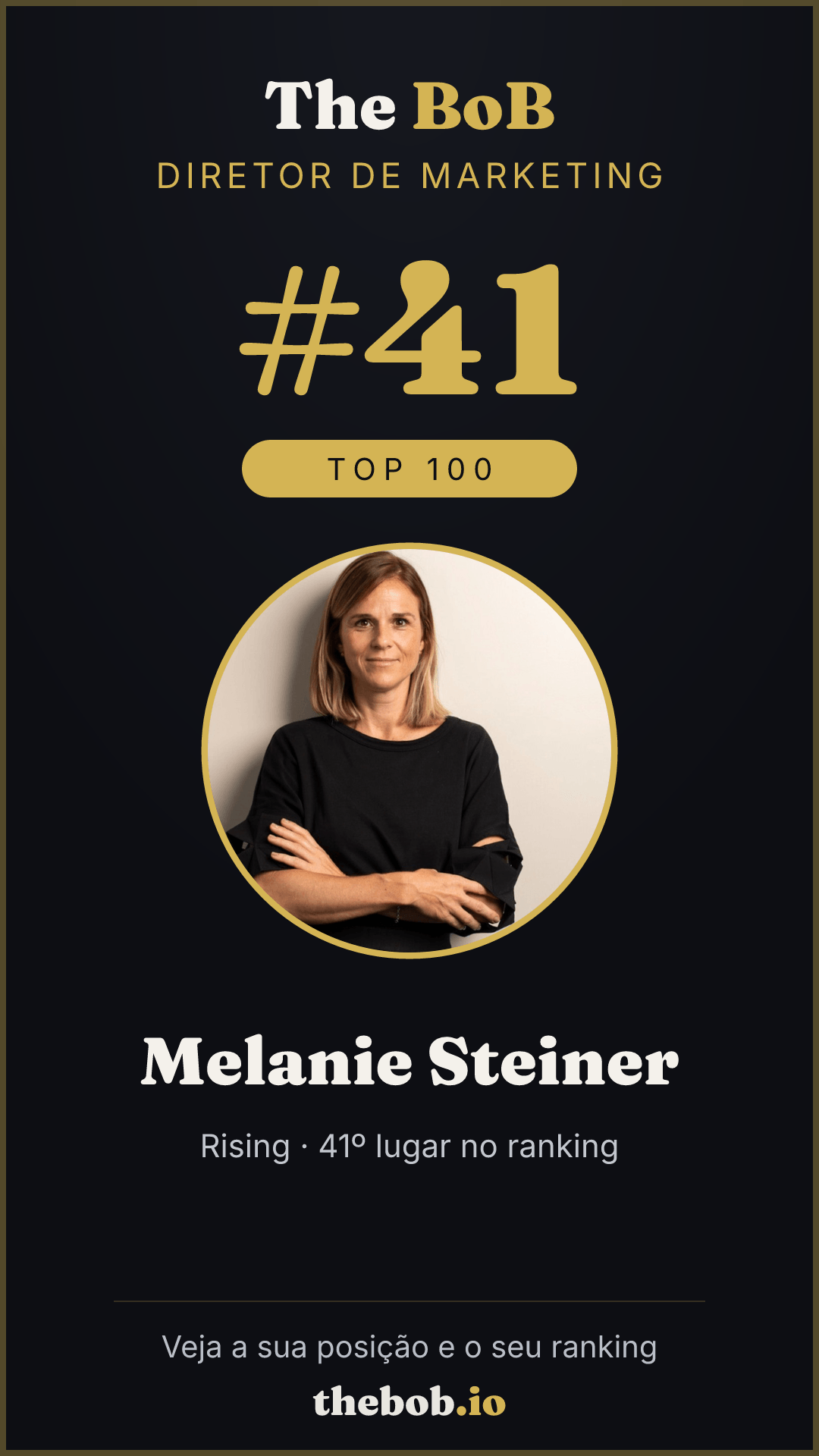 Selo The BoB · Melanie Steiner