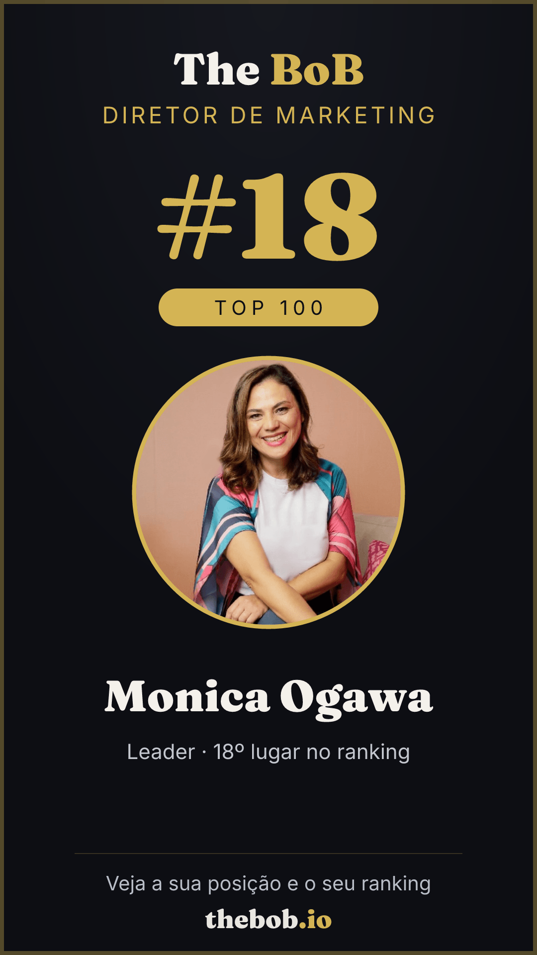 Selo The BoB · Monica Ogawa