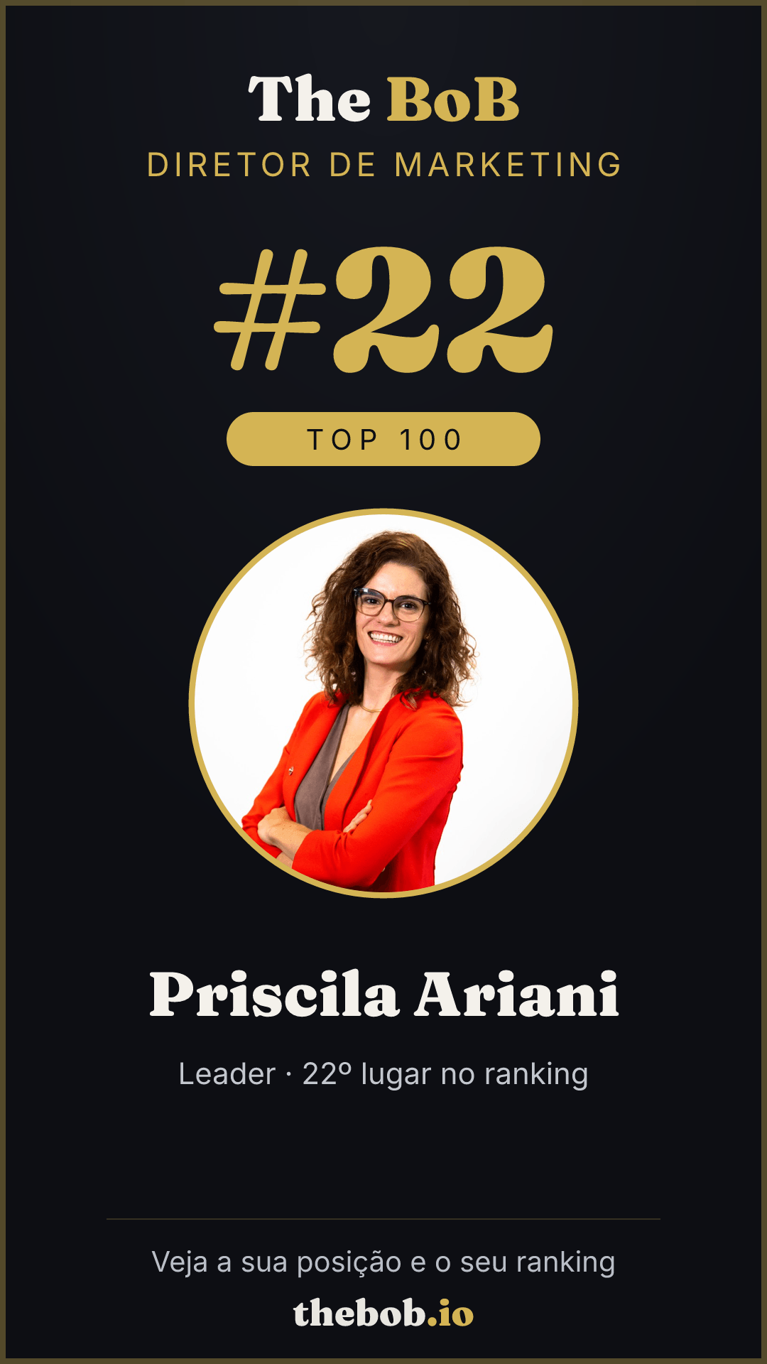 Selo The BoB · Priscila Ariani
