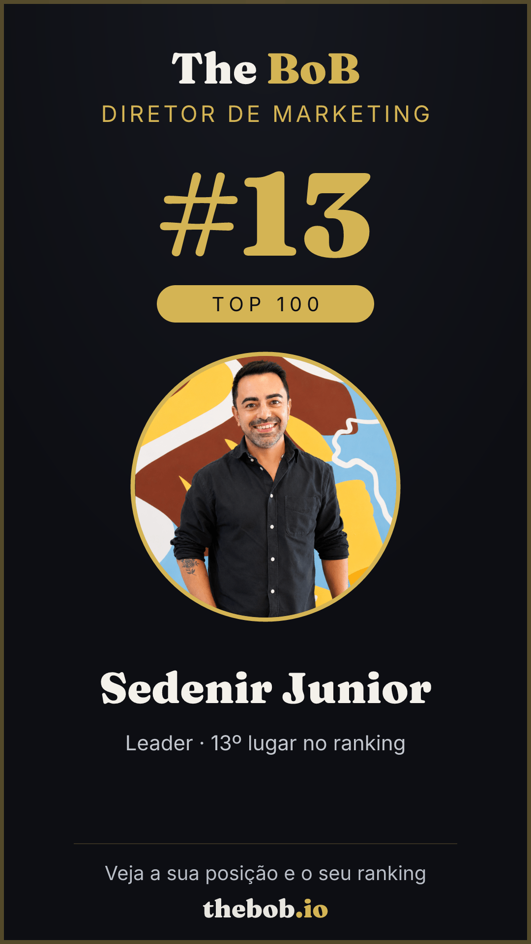 Selo The BoB · Sedenir Junior