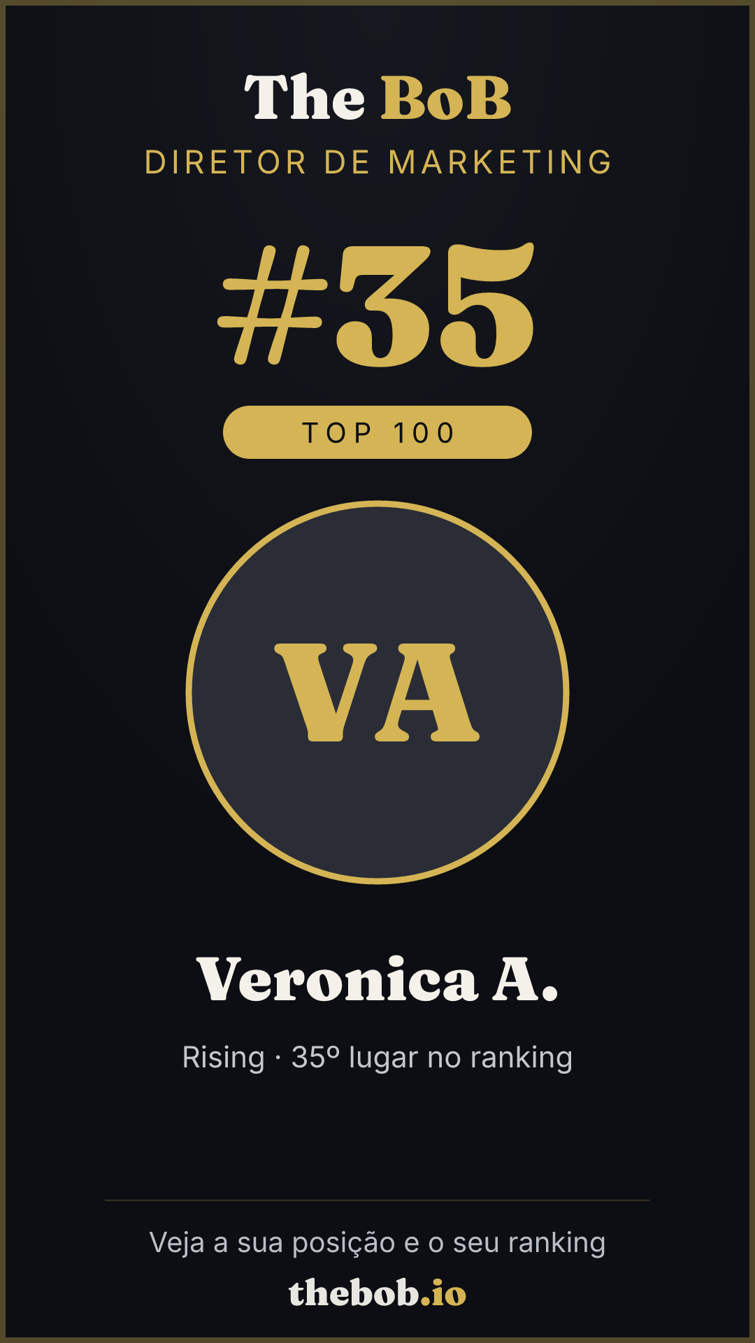 Selo The BoB · Veronica A.