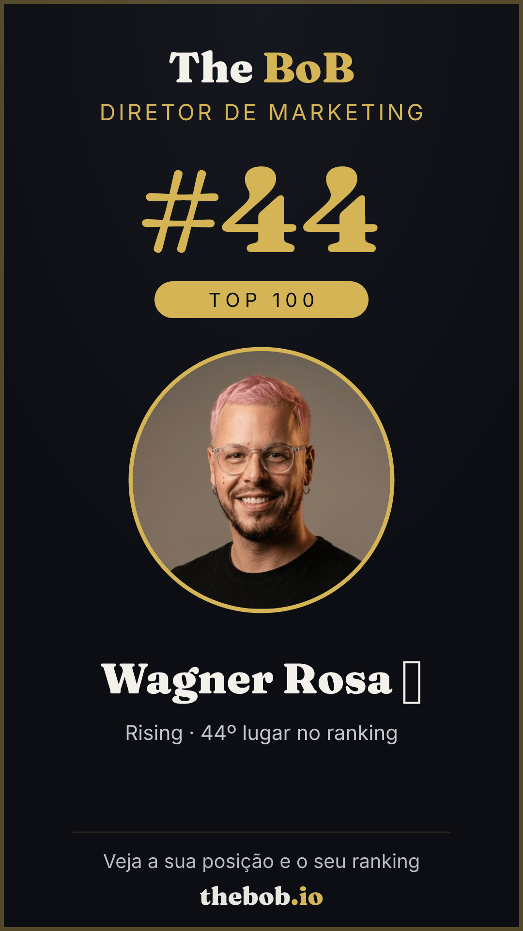 Selo The BoB · Wagner Rosa 🩷