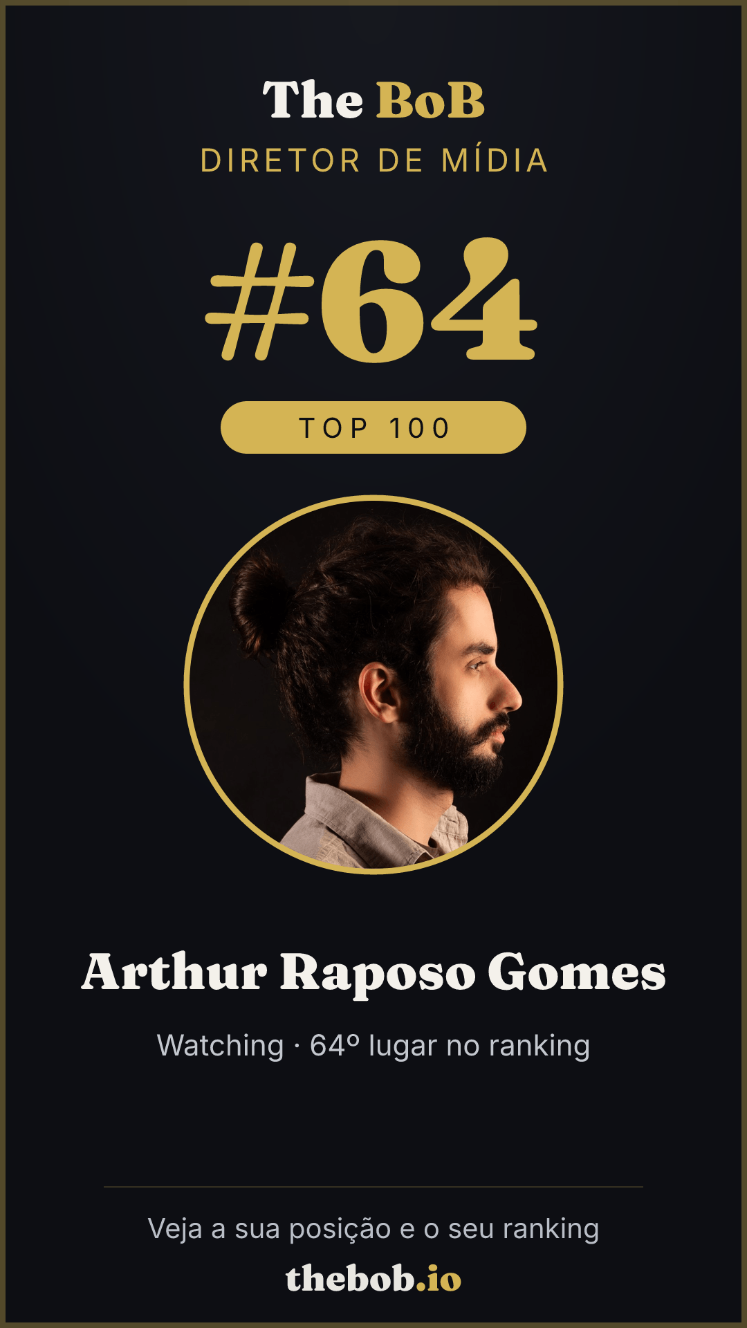 Selo The BoB · Arthur Raposo Gomes