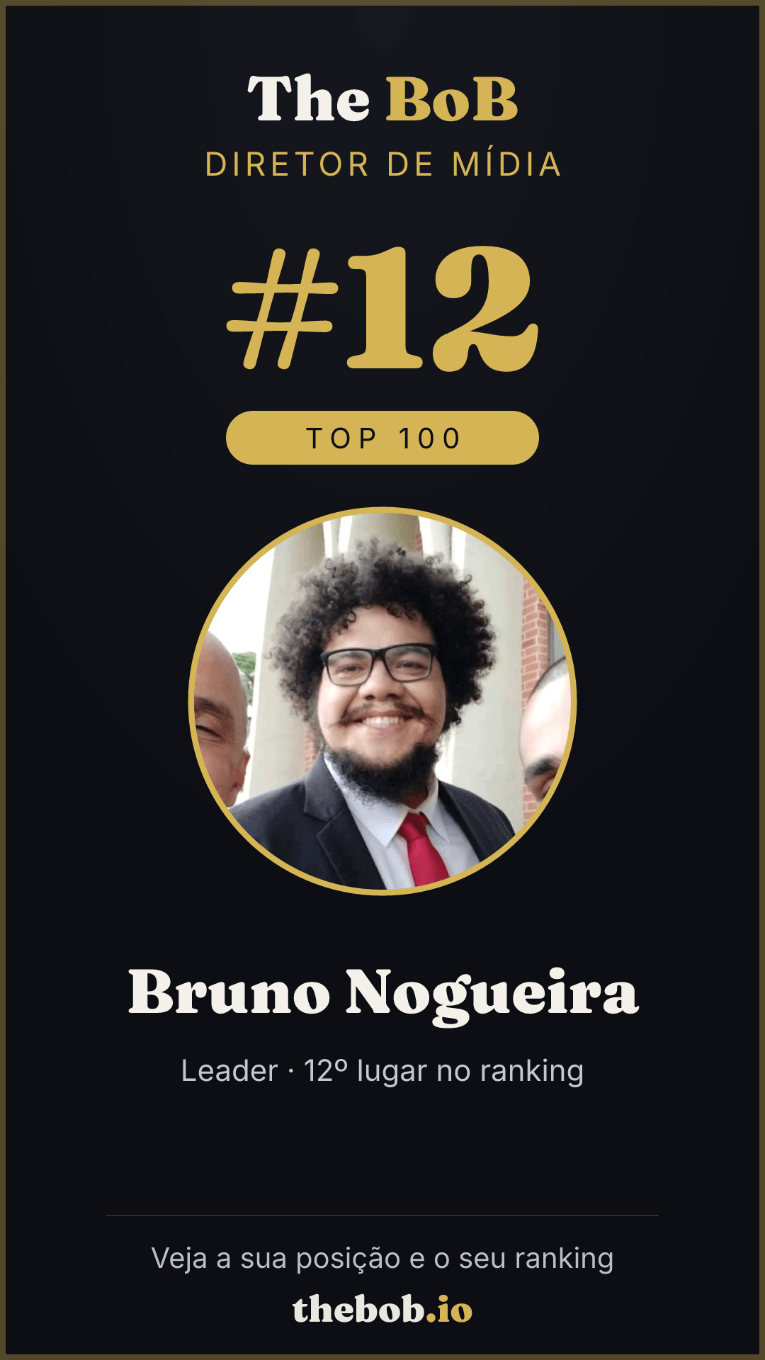 Selo The BoB · Bruno Nogueira