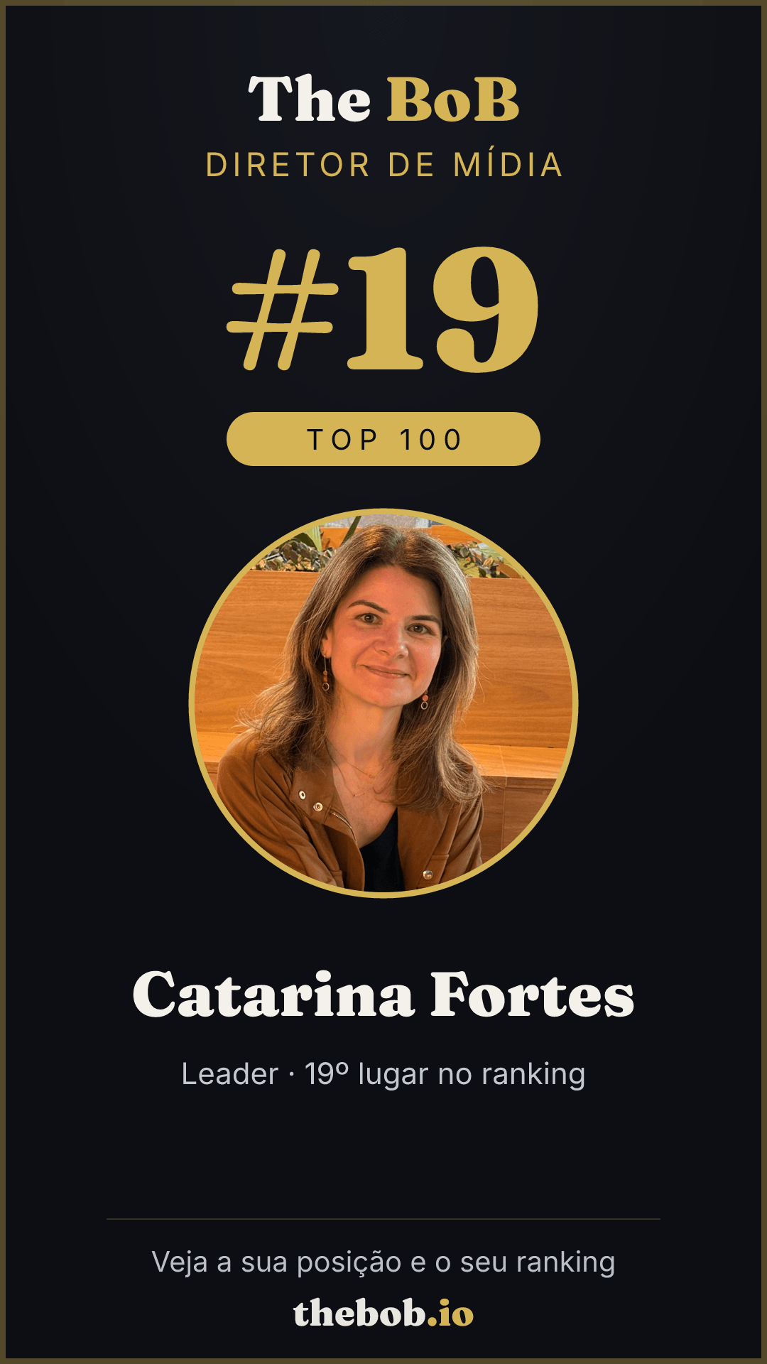 Selo The BoB · Catarina Fortes