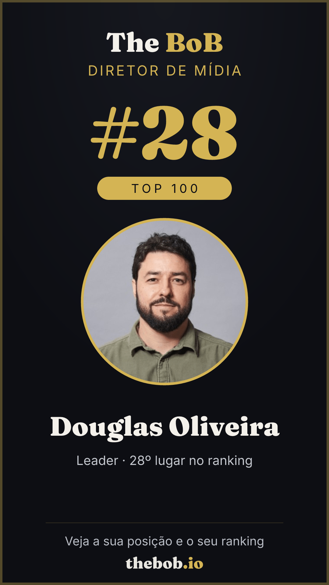 Selo The BoB · Douglas Oliveira