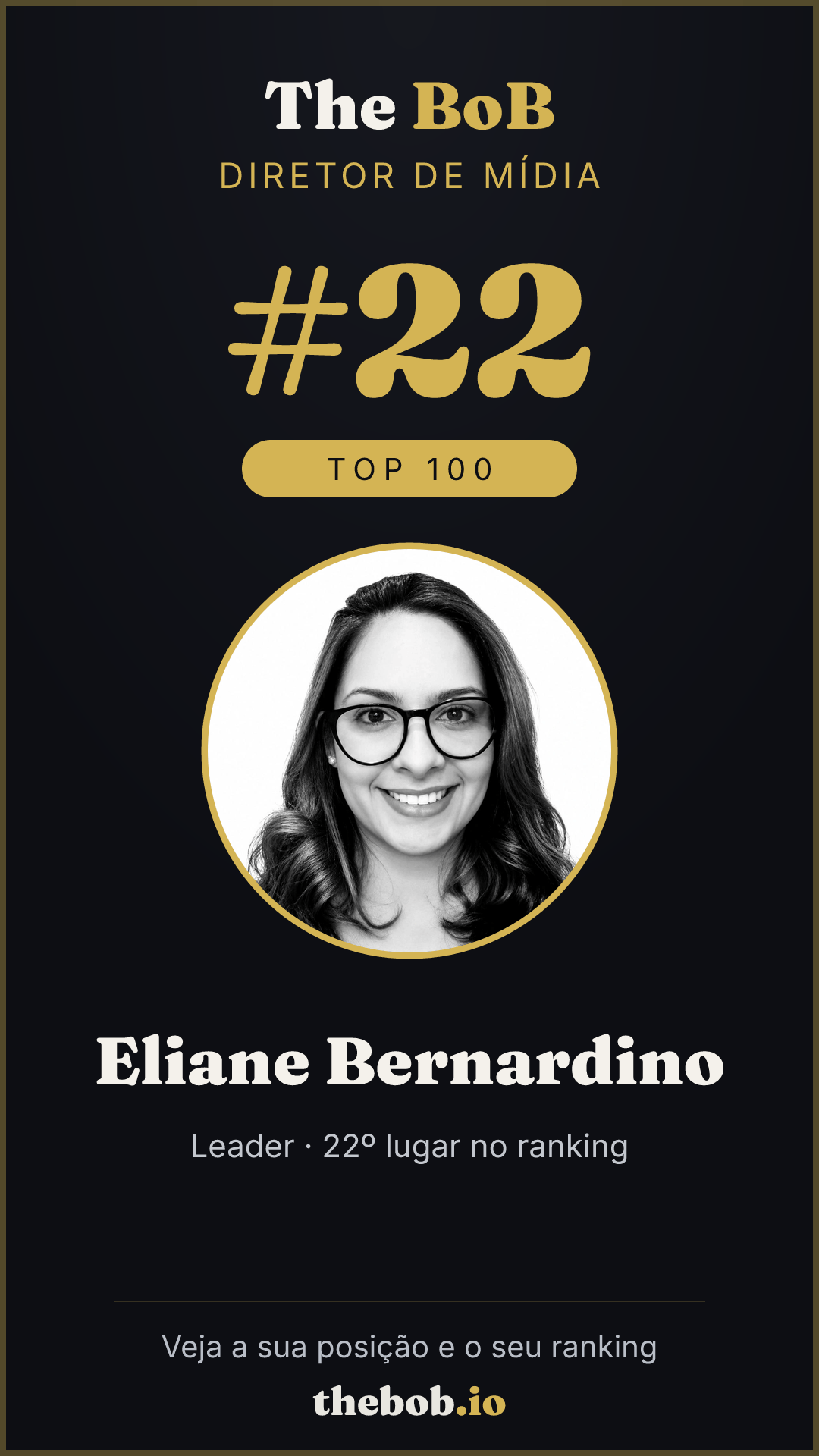 Selo The BoB · Eliane Bernardino