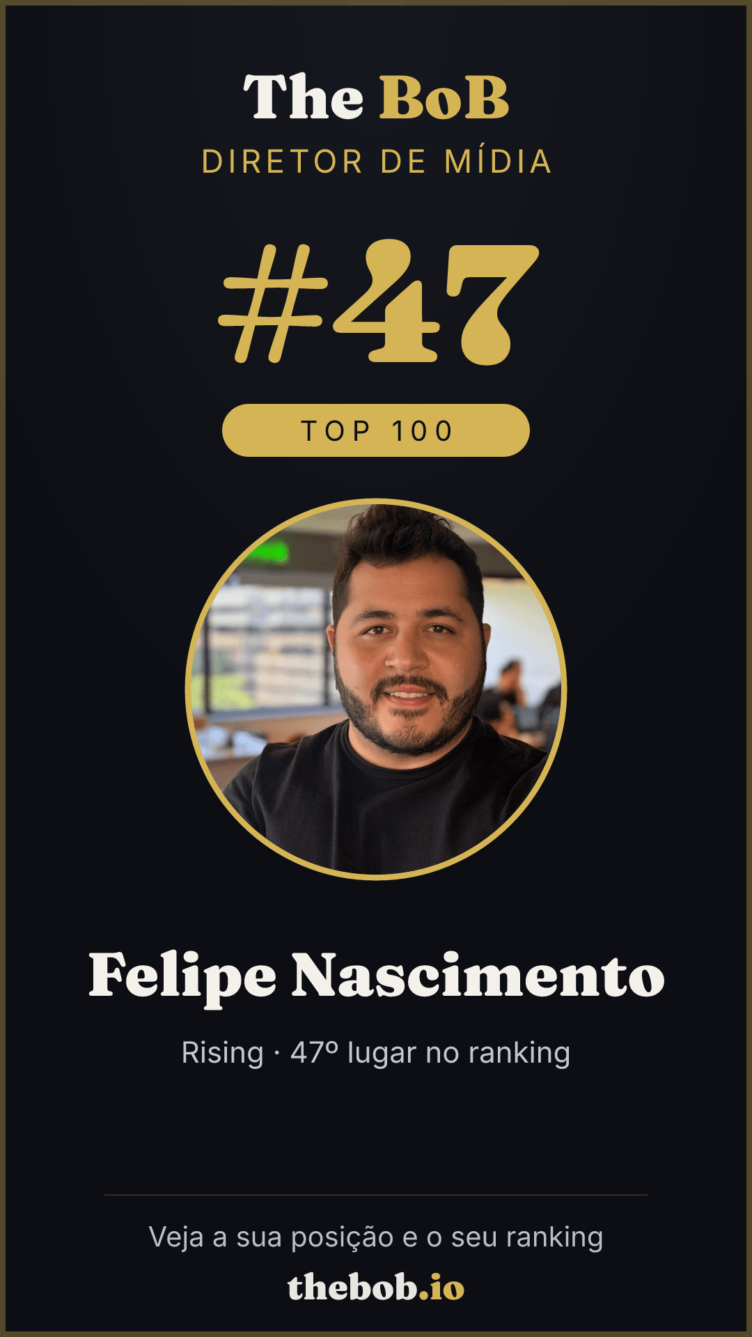Selo The BoB · Felipe Nascimento