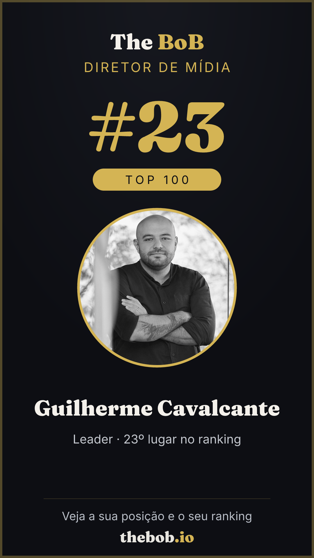 Selo The BoB · Guilherme Cavalcante
