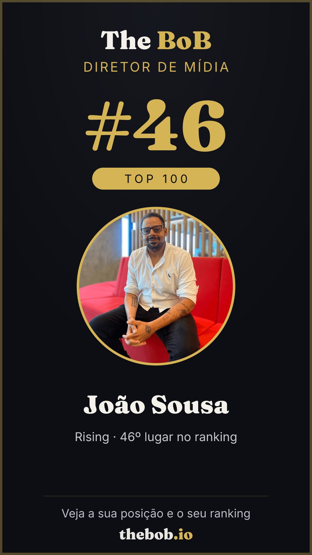 Selo The BoB · João Sousa