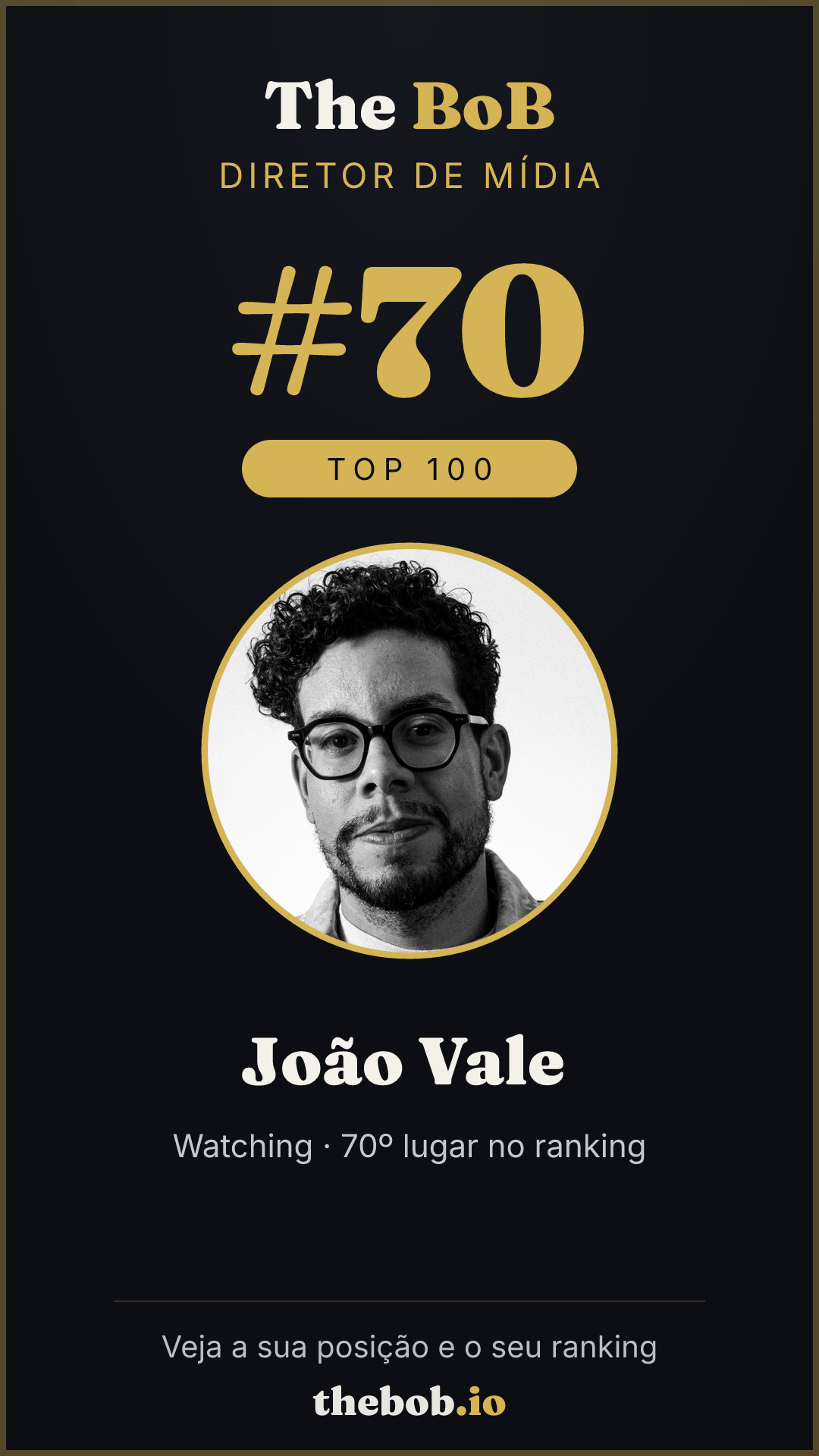 Selo The BoB · João Vale ️‍