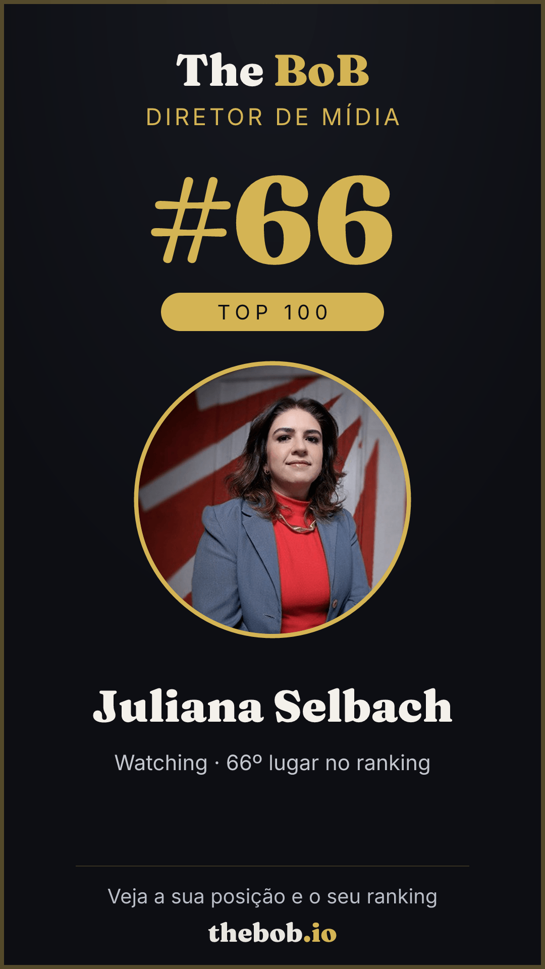 Selo The BoB · Juliana Selbach