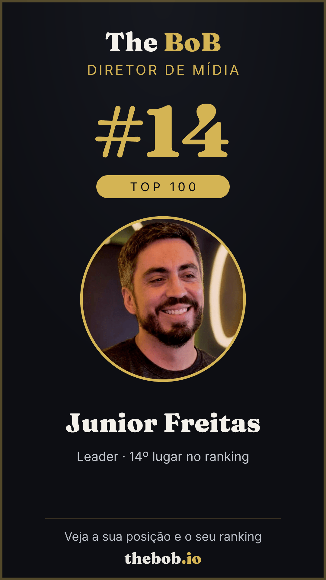 Selo The BoB · Junior Freitas