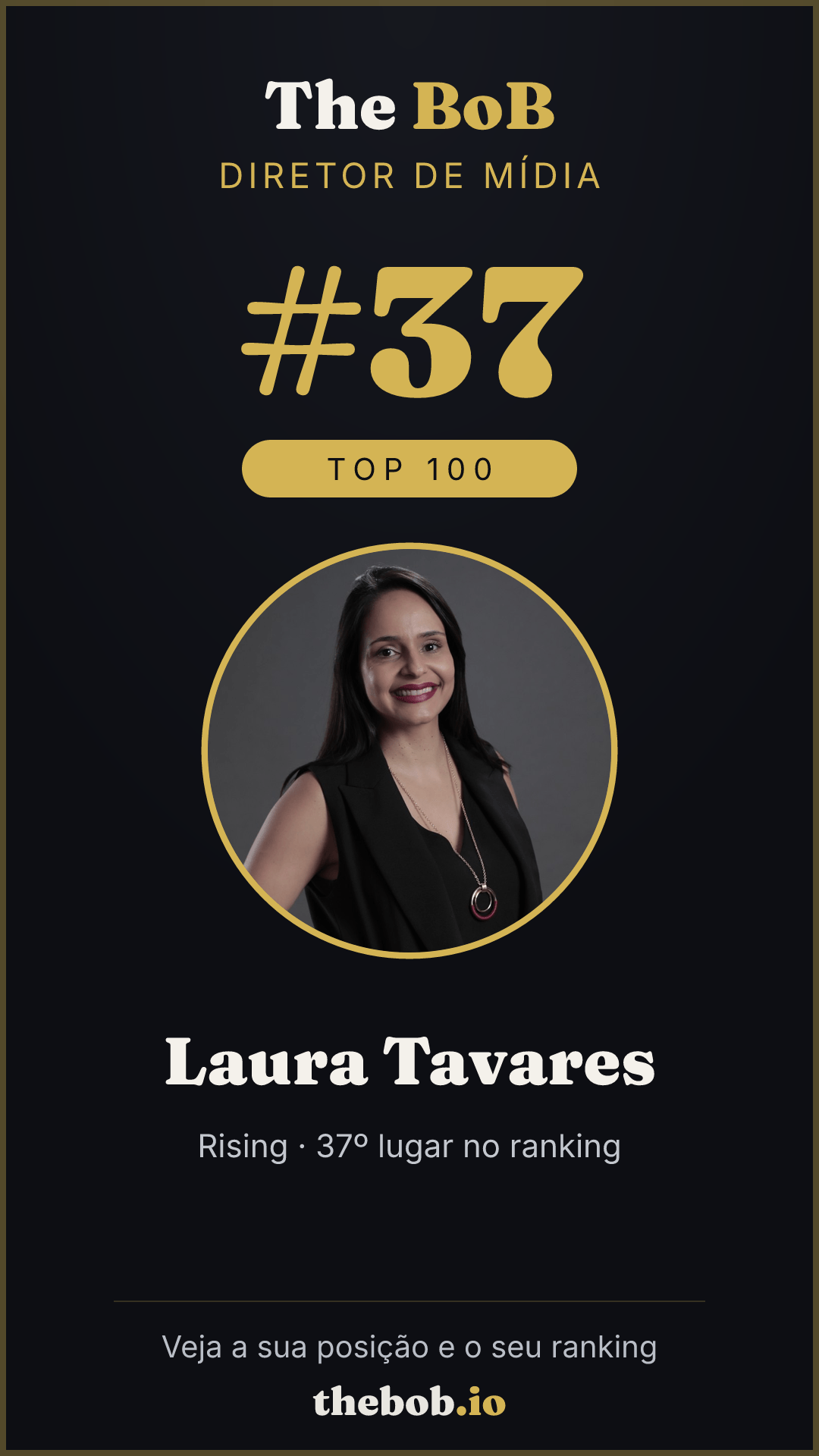 Selo The BoB · Laura Tavares
