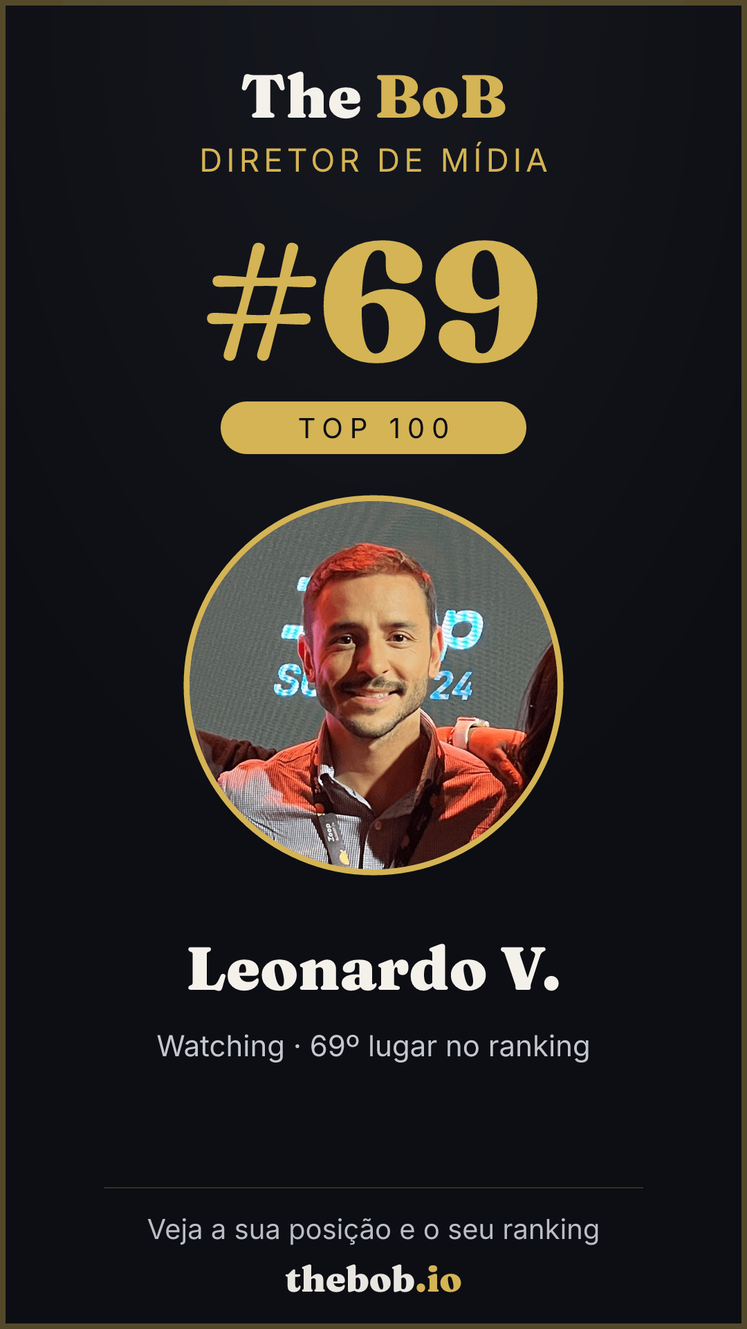 Selo The BoB · Leonardo V.