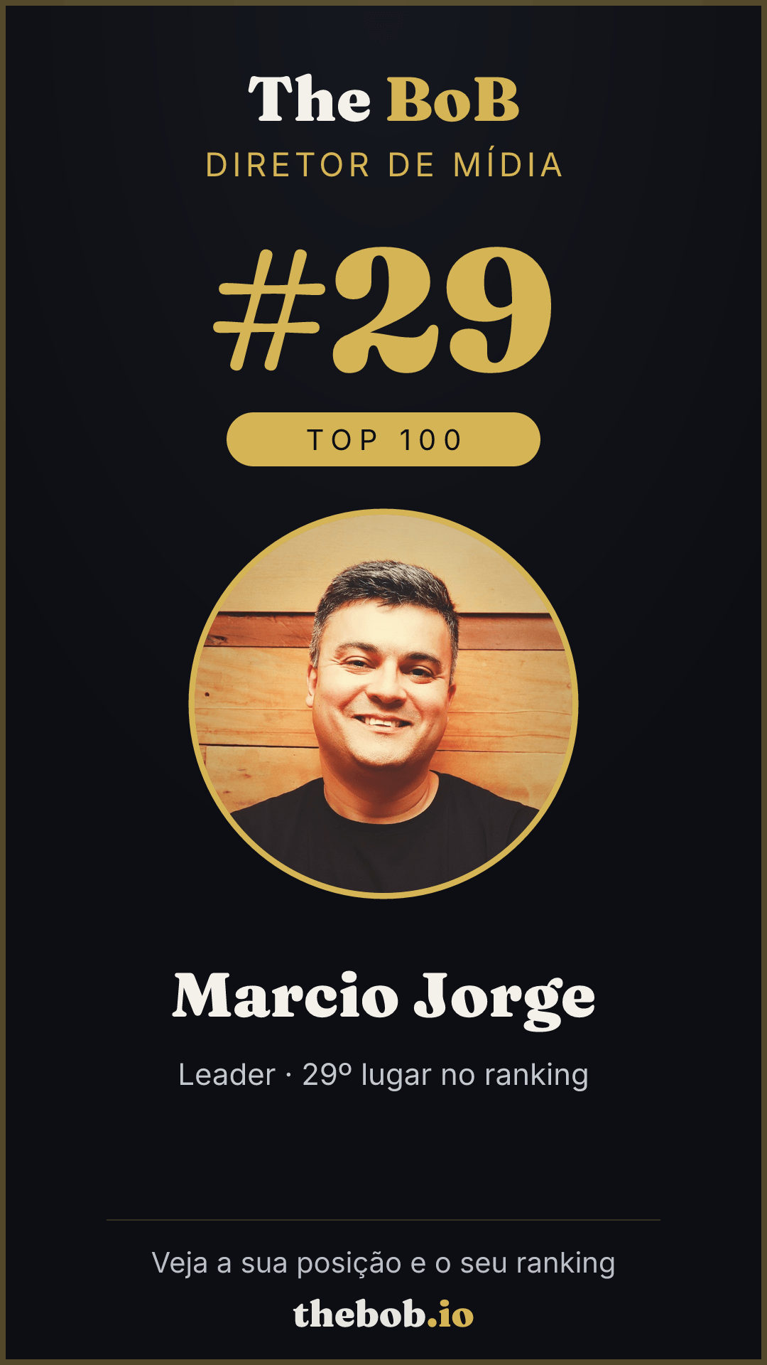 Selo The BoB · Marcio Jorge