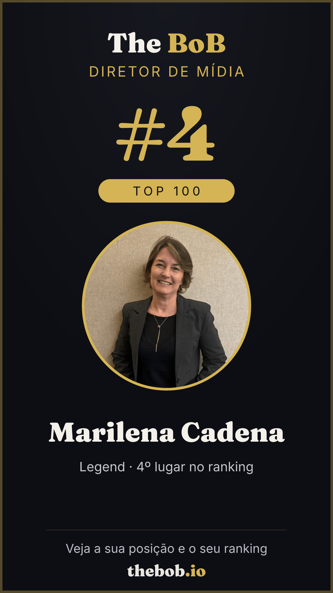 Selo The BoB · Marilena Cadena