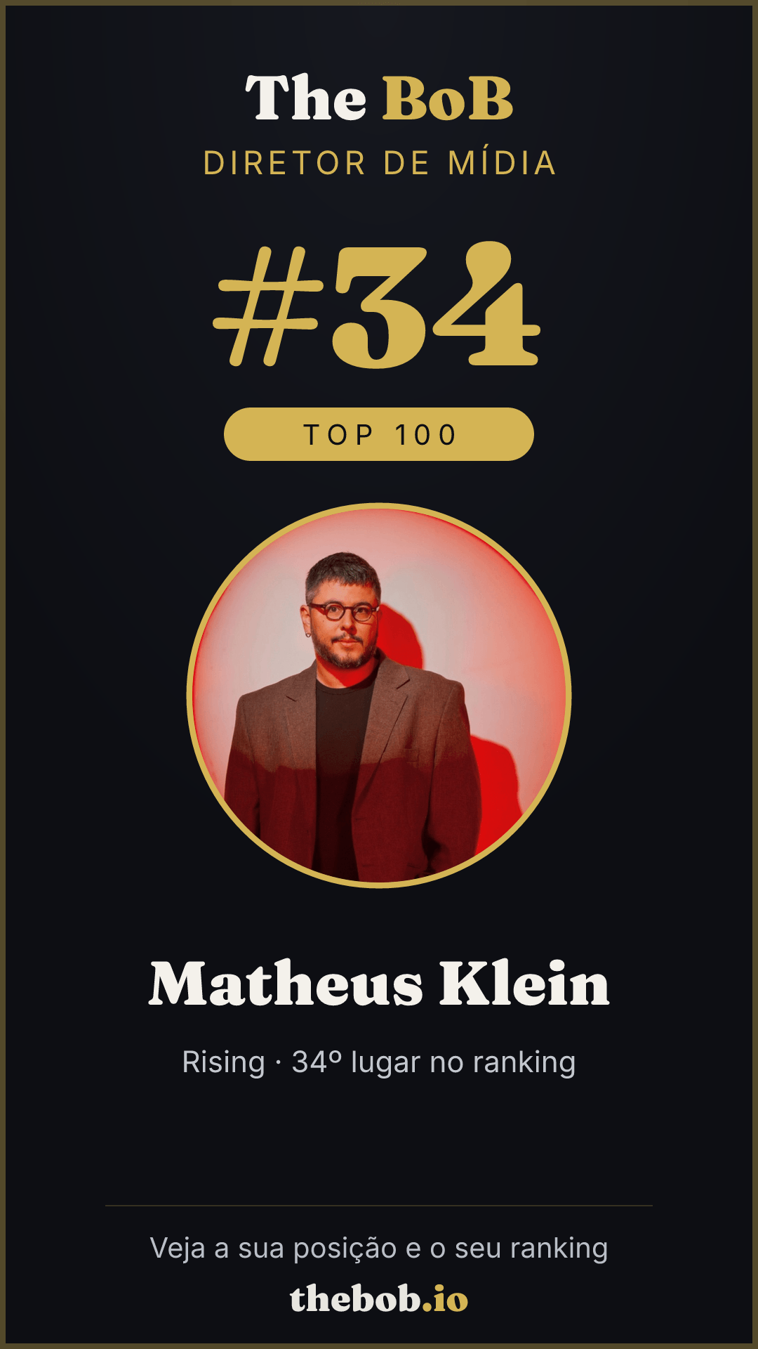 Selo The BoB · Matheus Klein