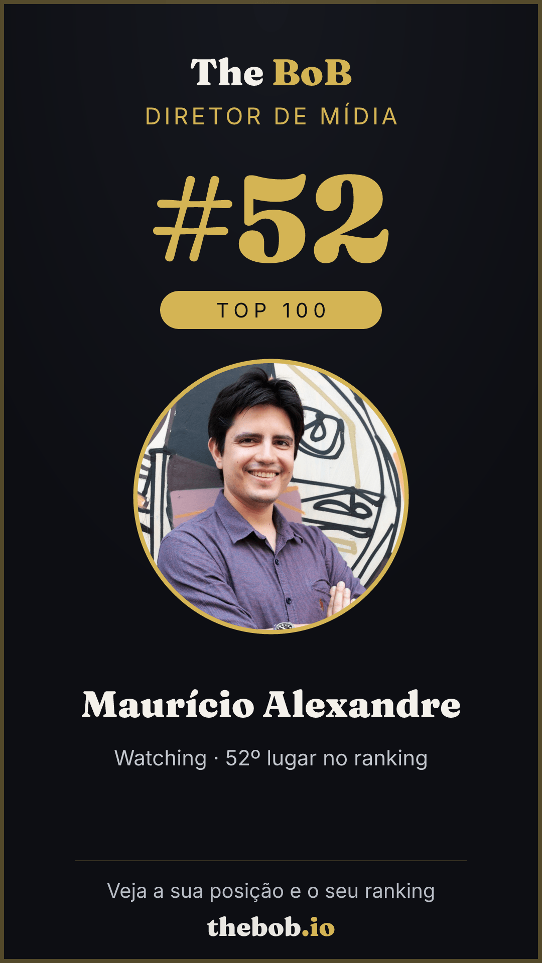Selo The BoB · Maurício Alexandre