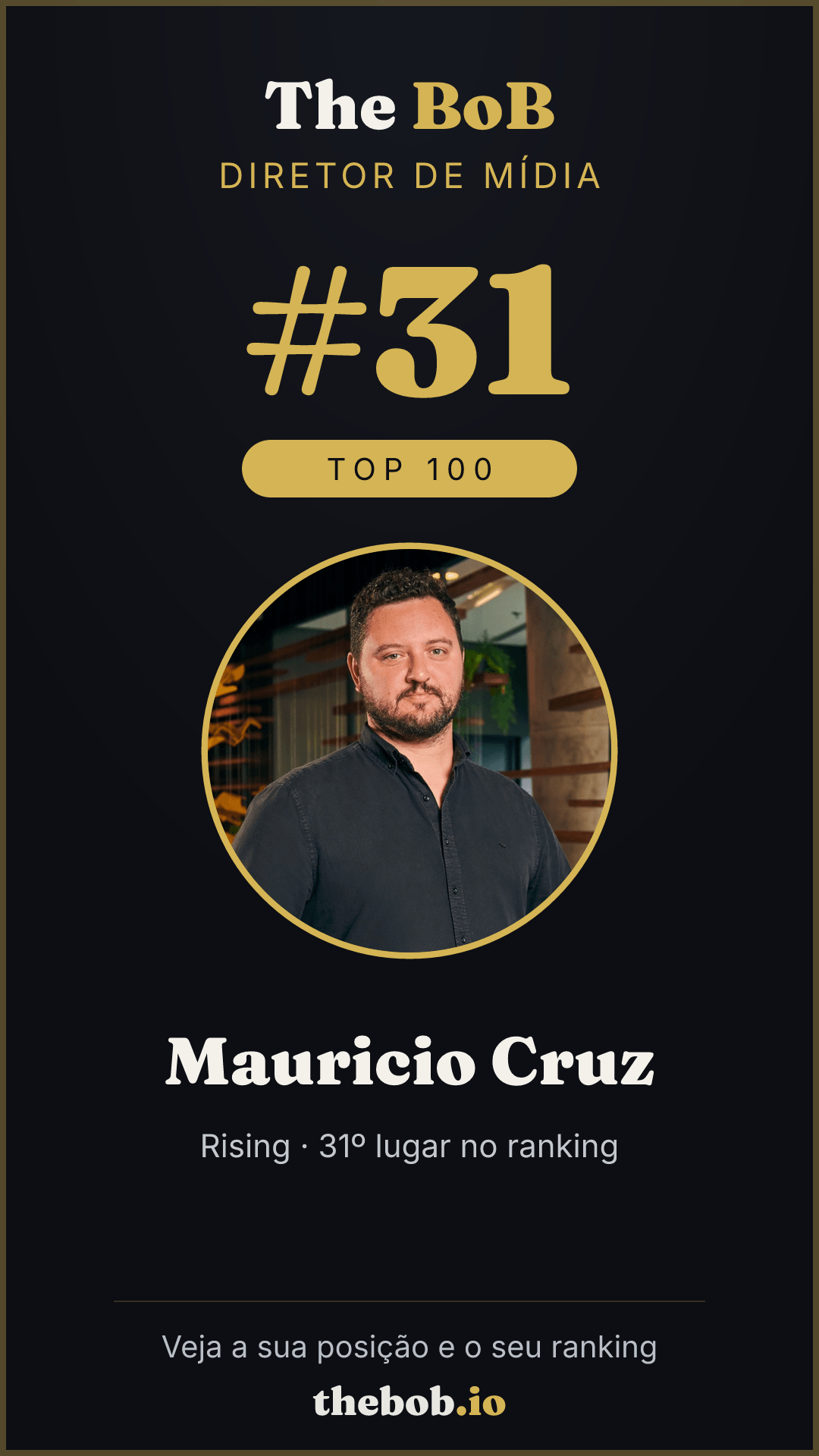 Selo The BoB · Mauricio Cruz