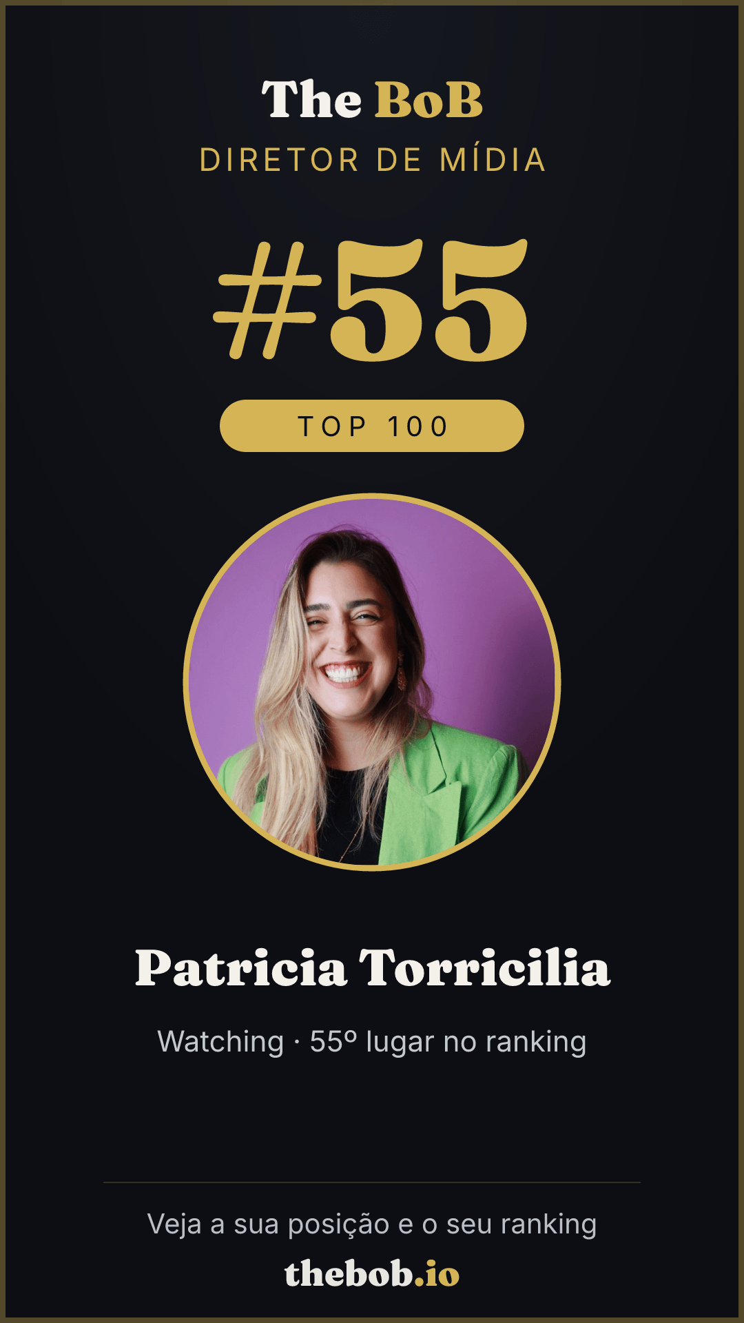 Selo The BoB · Patricia Torricilia