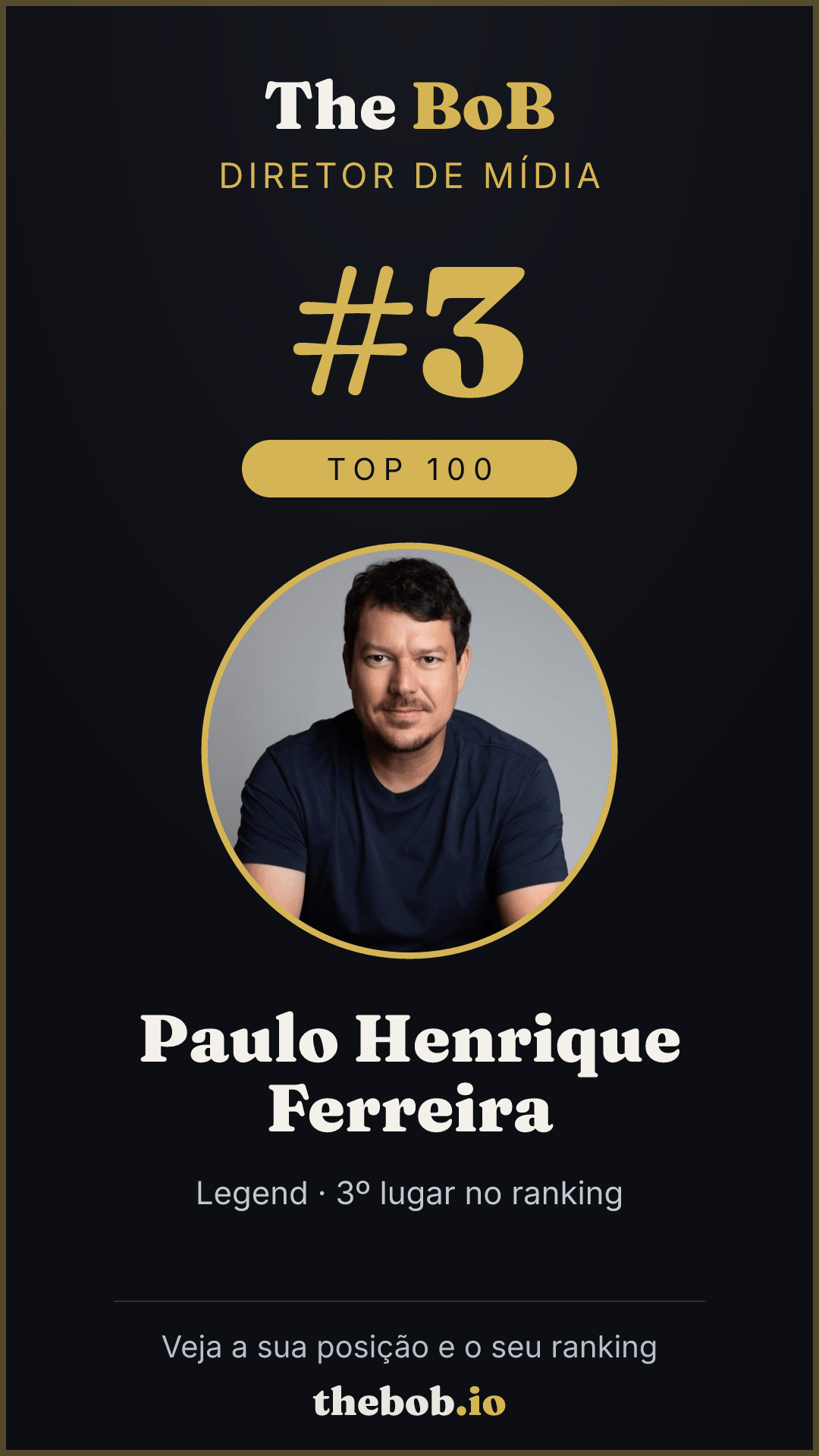 Selo The BoB · Paulo Henrique Ferreira