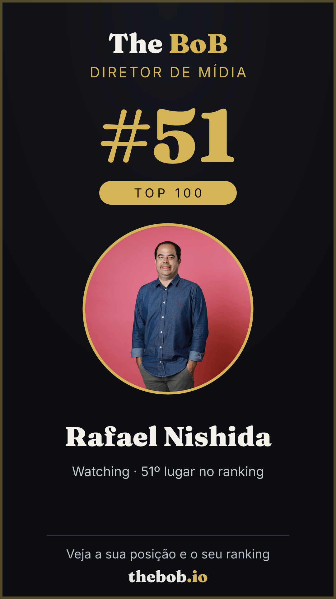 Selo The BoB · Rafael Nishida
