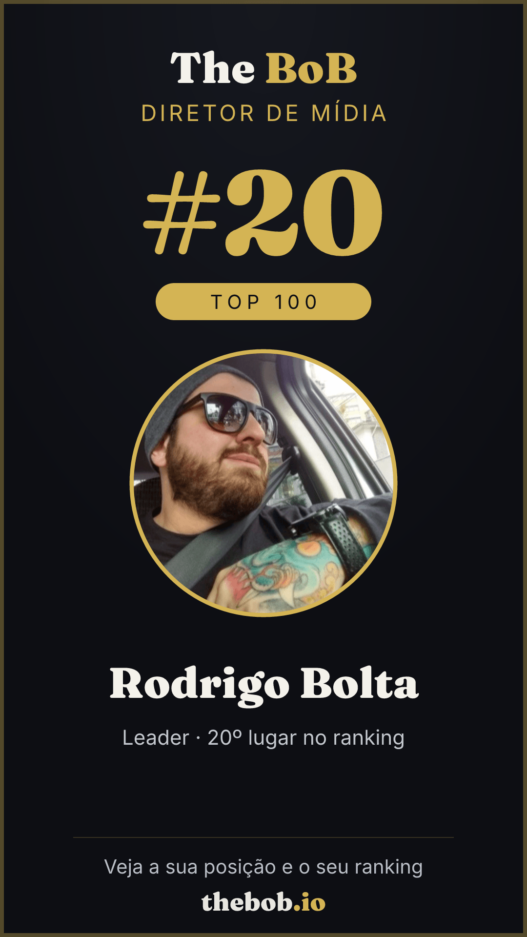 Selo The BoB · Rodrigo Bolta