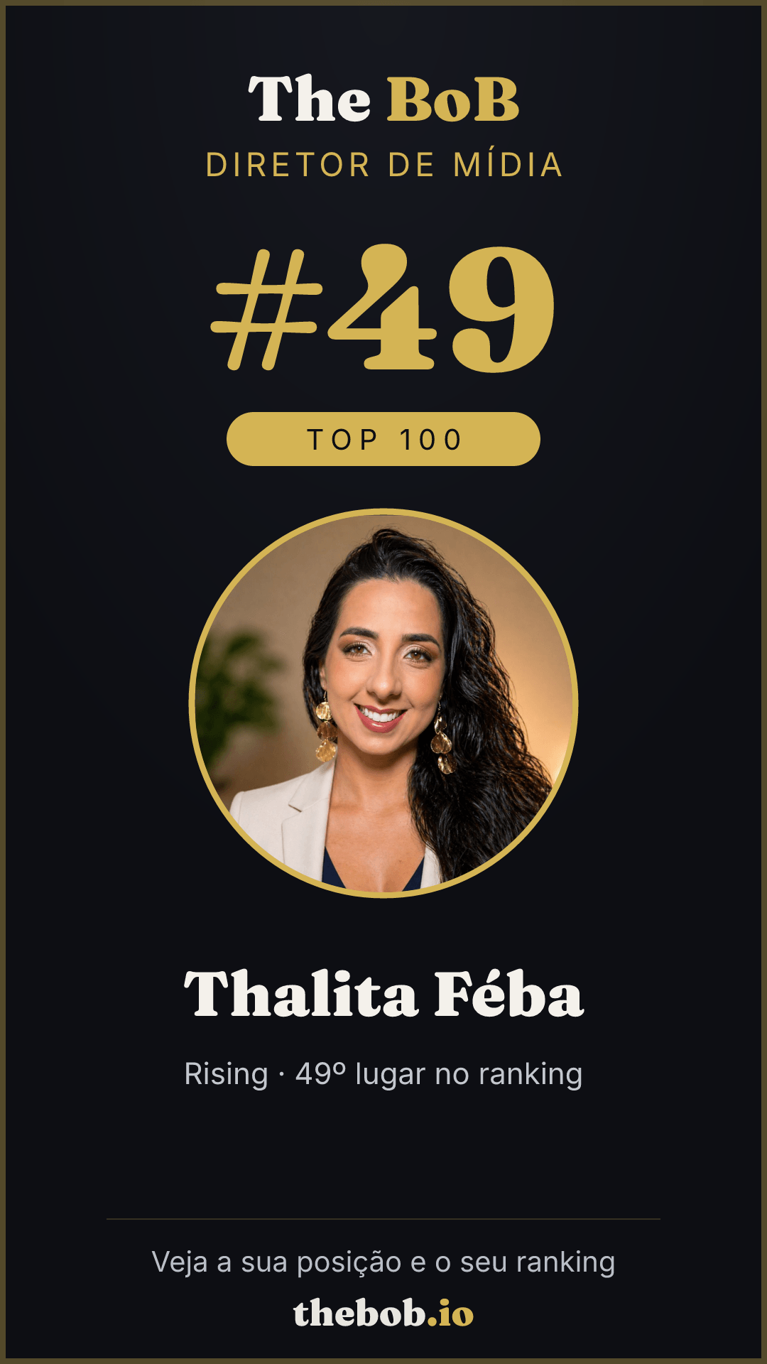 Selo The BoB · Thalita Féba