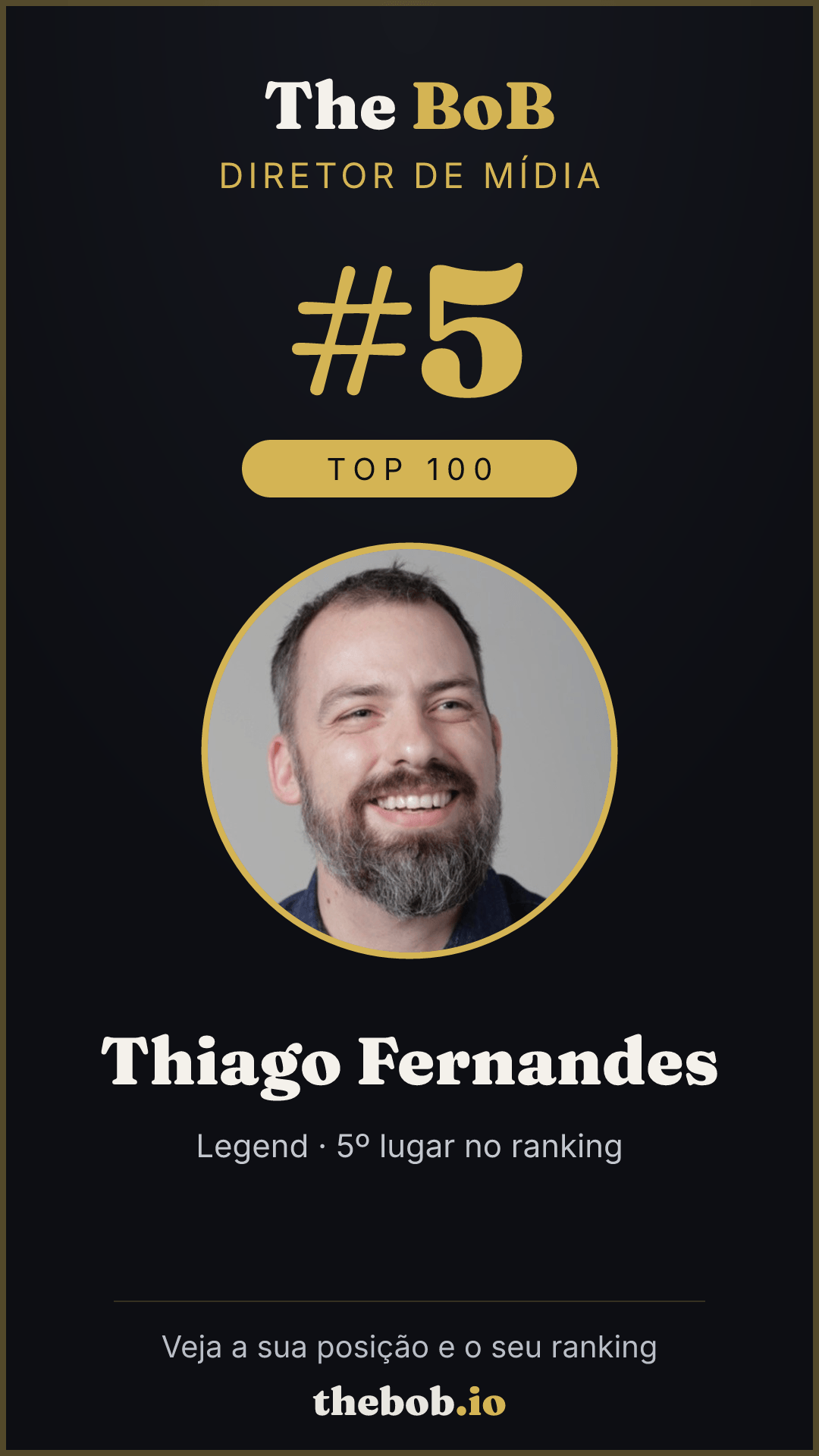 Selo The BoB · Thiago Fernandes