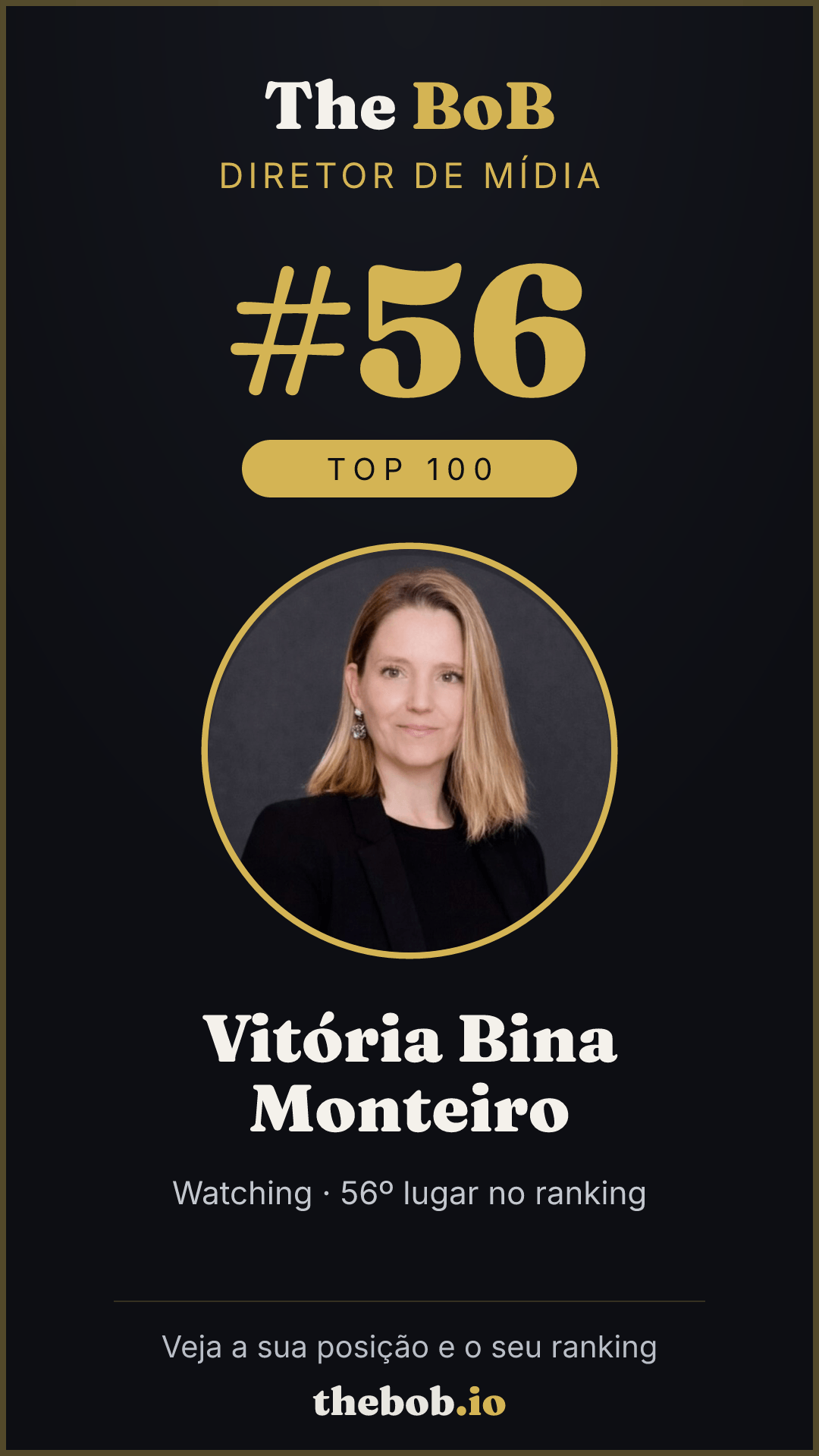 Selo The BoB · Vitória Bina Monteiro