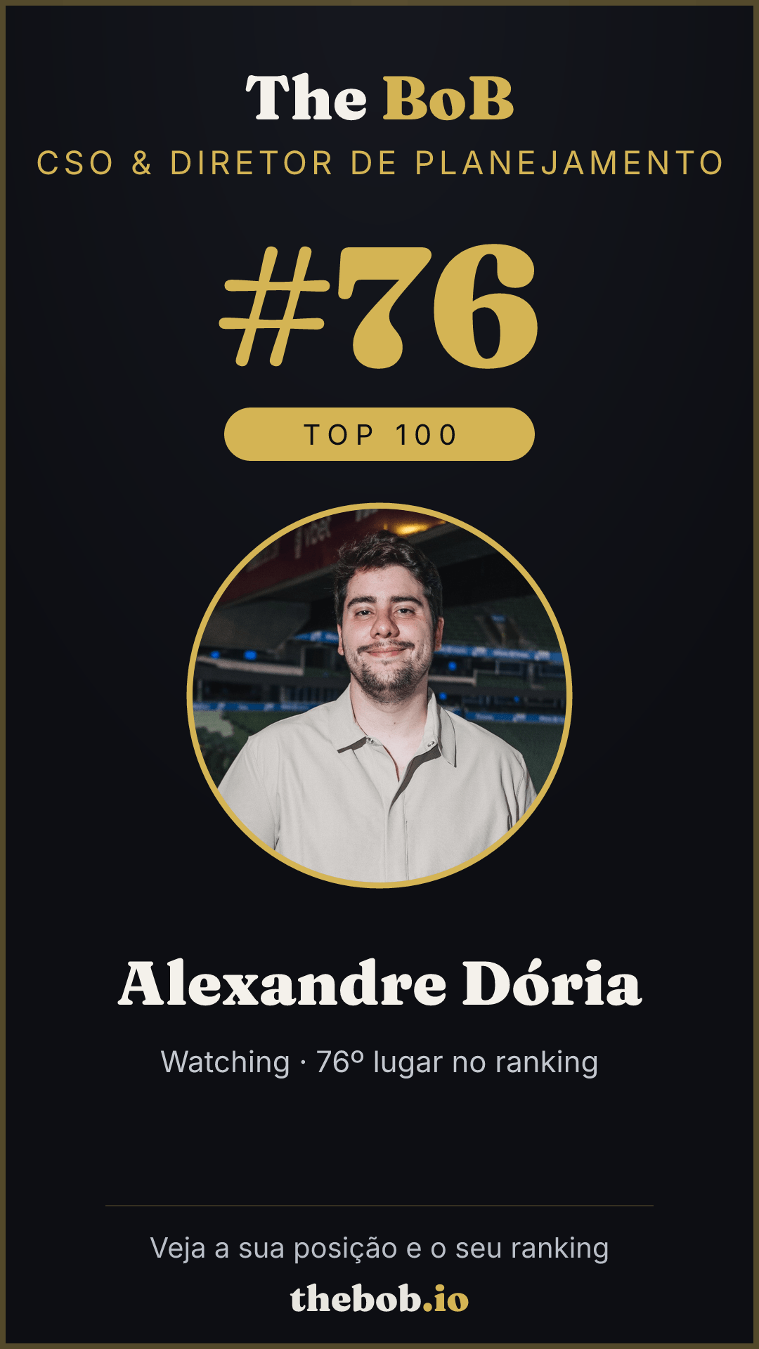 Selo The BoB · Alexandre Dória