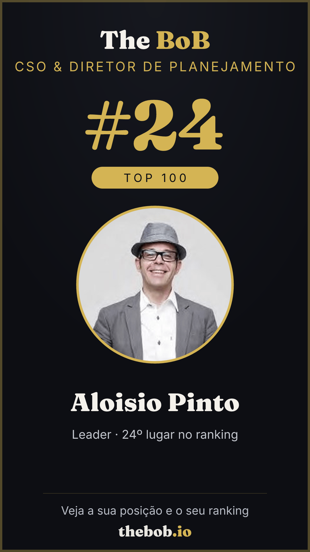 Selo The BoB · Aloisio Pinto