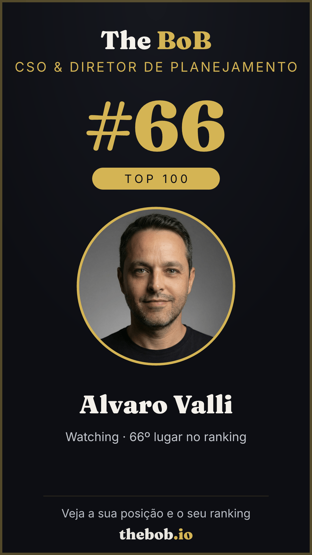 Selo The BoB · Alvaro Valli