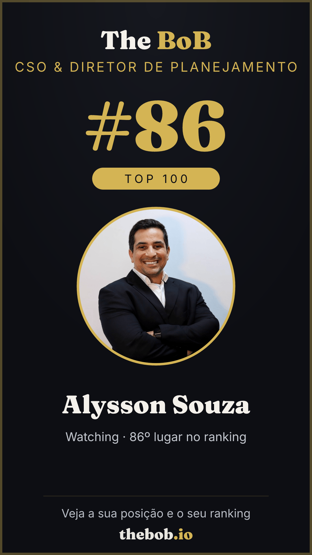 Selo The BoB · Alysson Souza