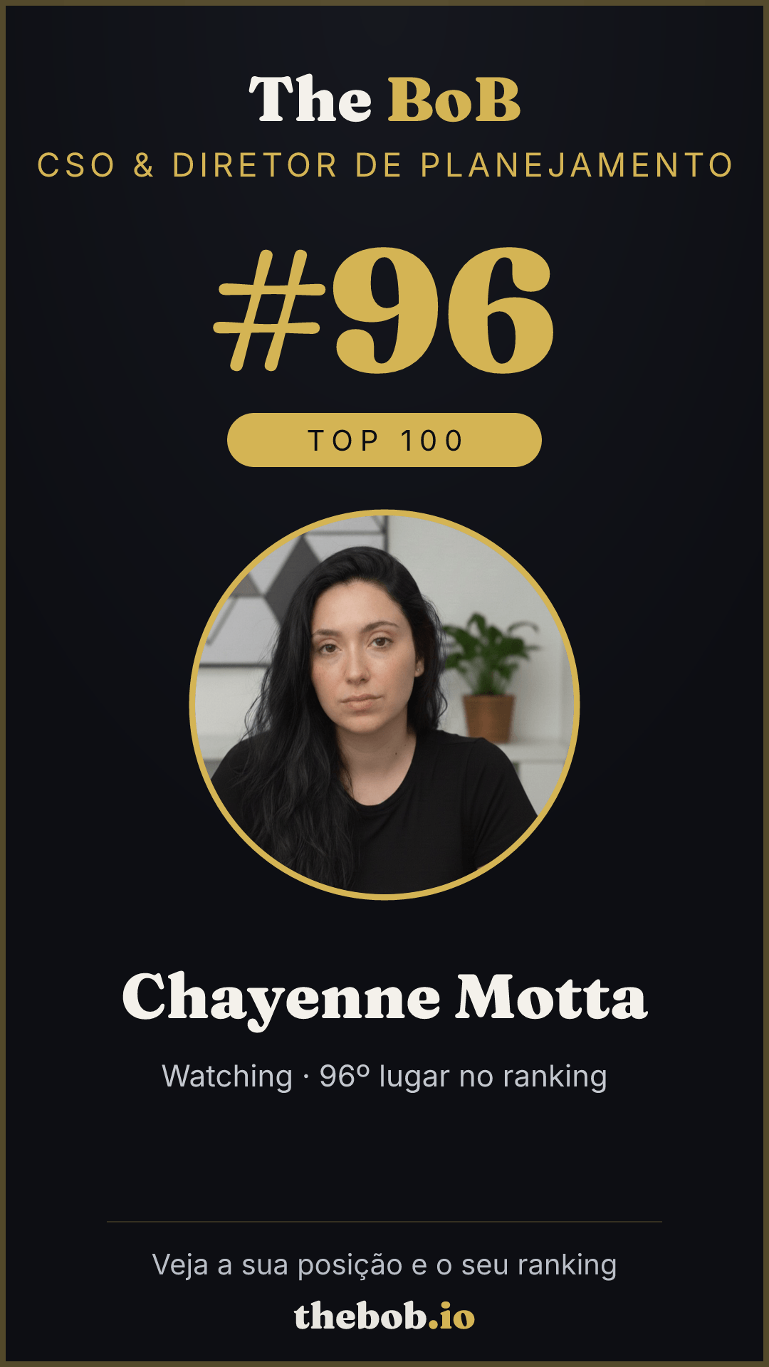 Selo The BoB · Chayenne Motta