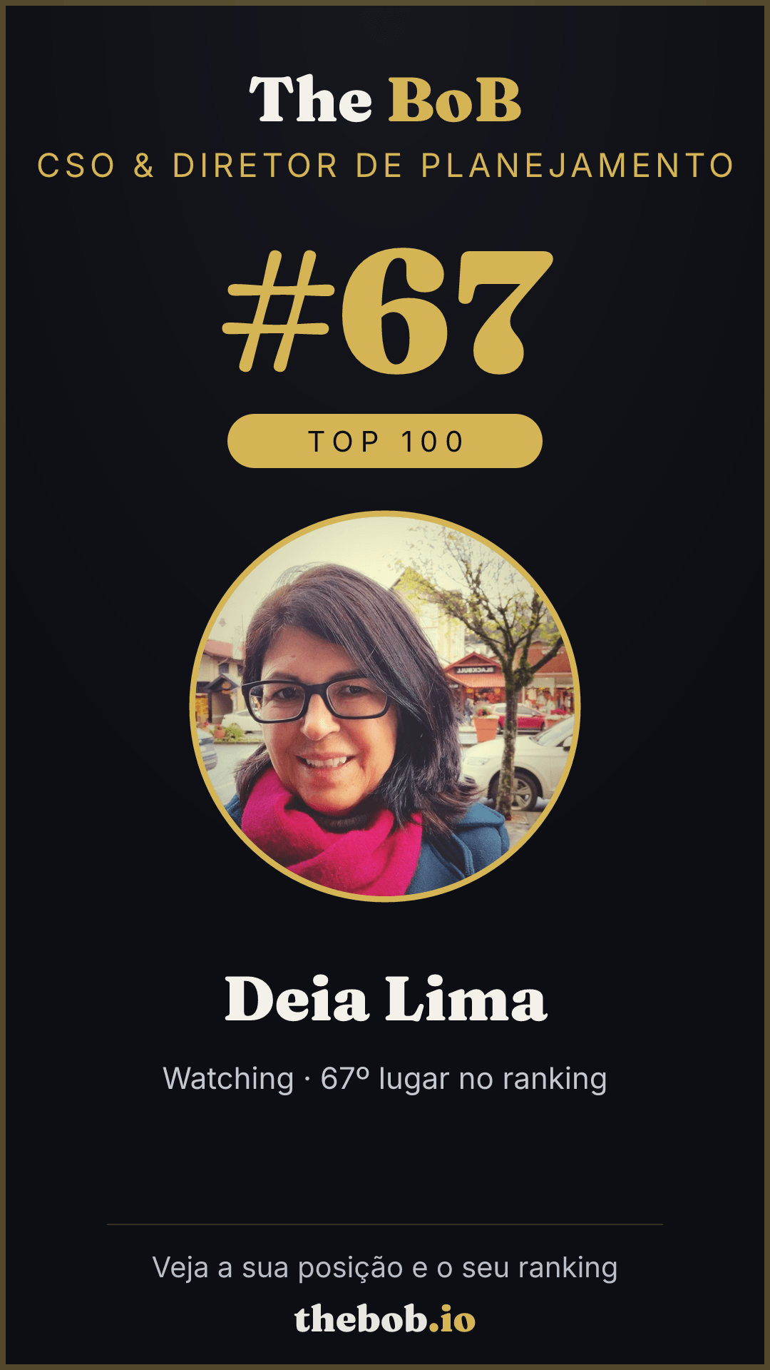 Selo The BoB · Deia Lima