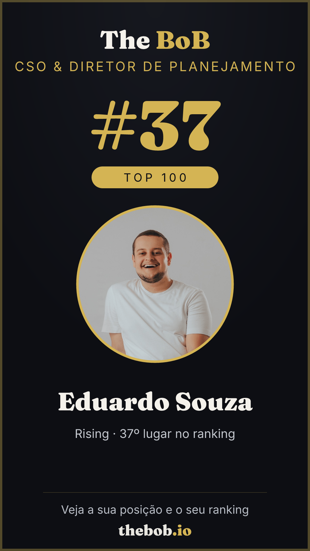 Selo The BoB · Eduardo Souza