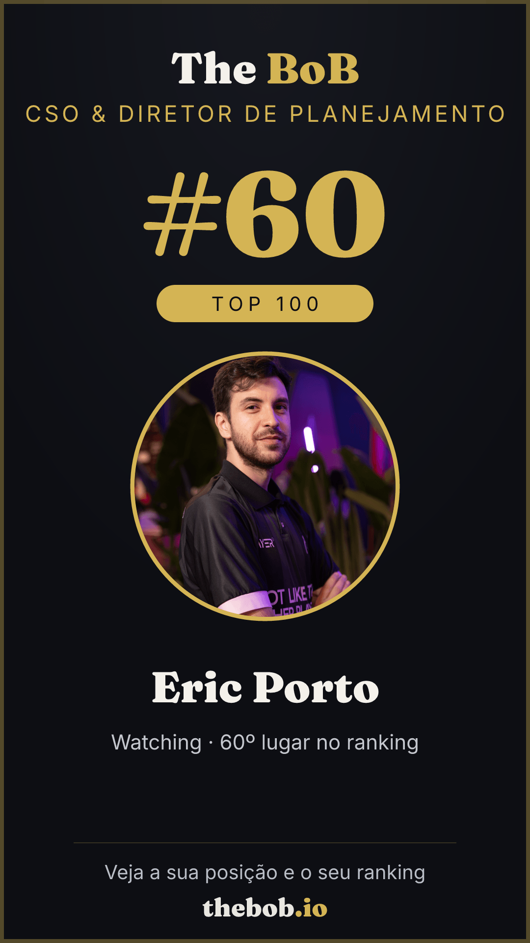 Selo The BoB · Eric Porto